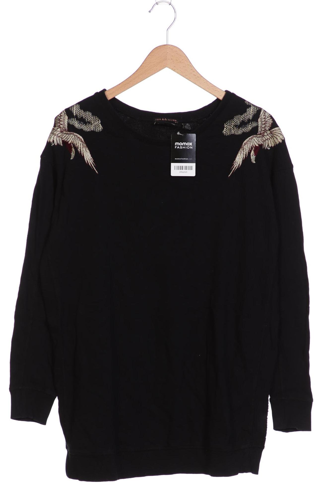 

Maison Scotch Damen Sweatshirt, schwarz