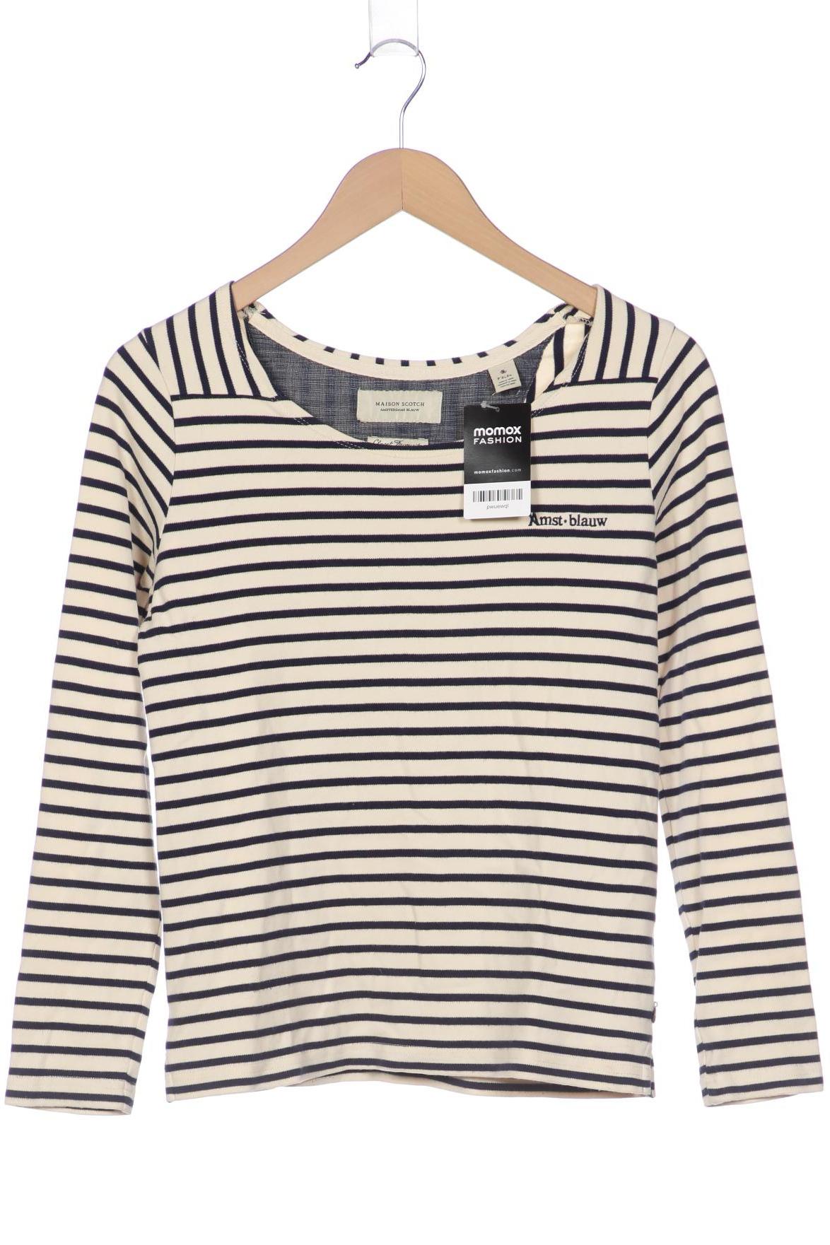 

Maison Scotch Damen Langarmshirt, cremeweiß