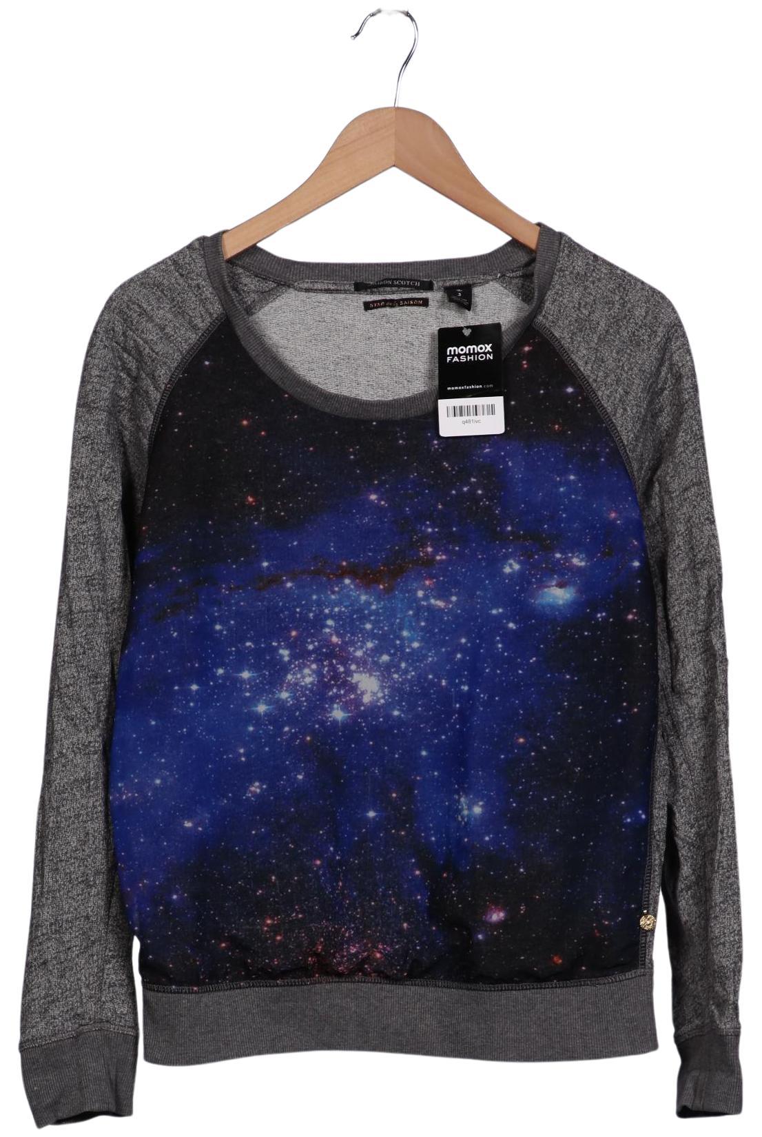 

Maison Scotch Damen Sweatshirt, grau, Gr. 40
