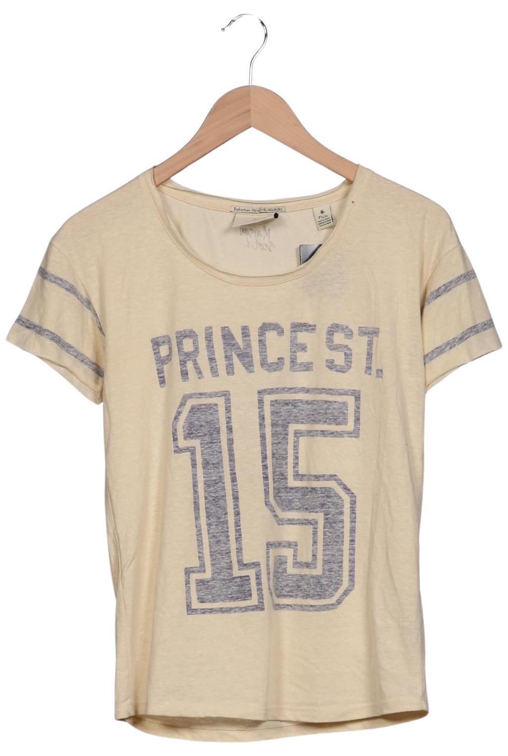 

Maison Scotch Damen T-Shirt, beige, Gr. 34