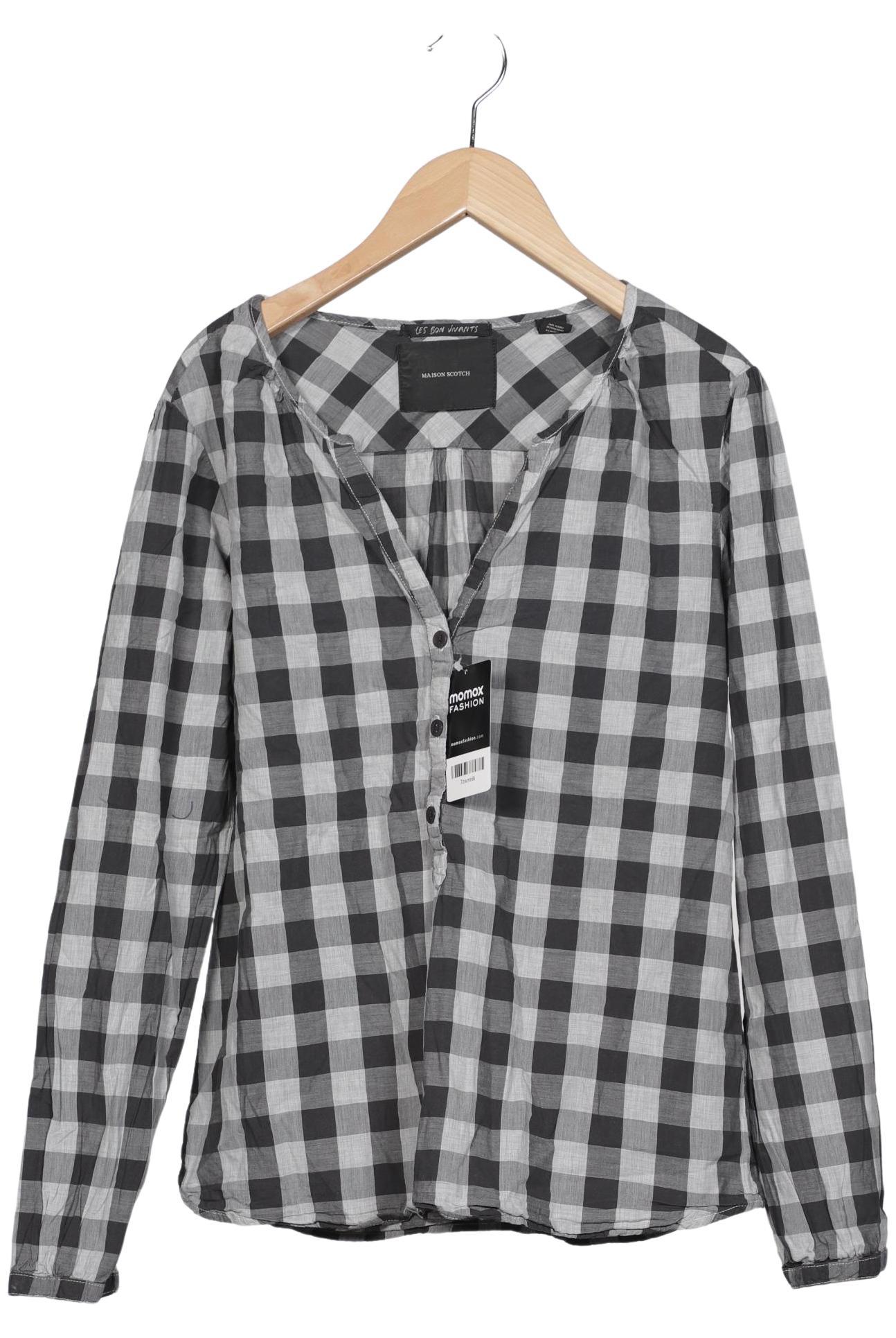 

Maison Scotch Damen Bluse, grau, Gr. 38