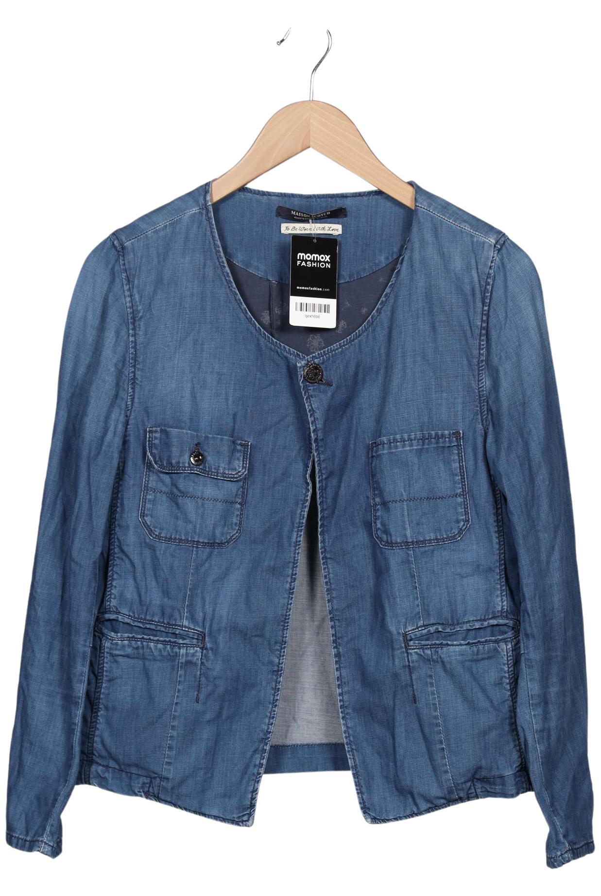 

Maison Scotch Damen Jacke, blau, Gr. 38