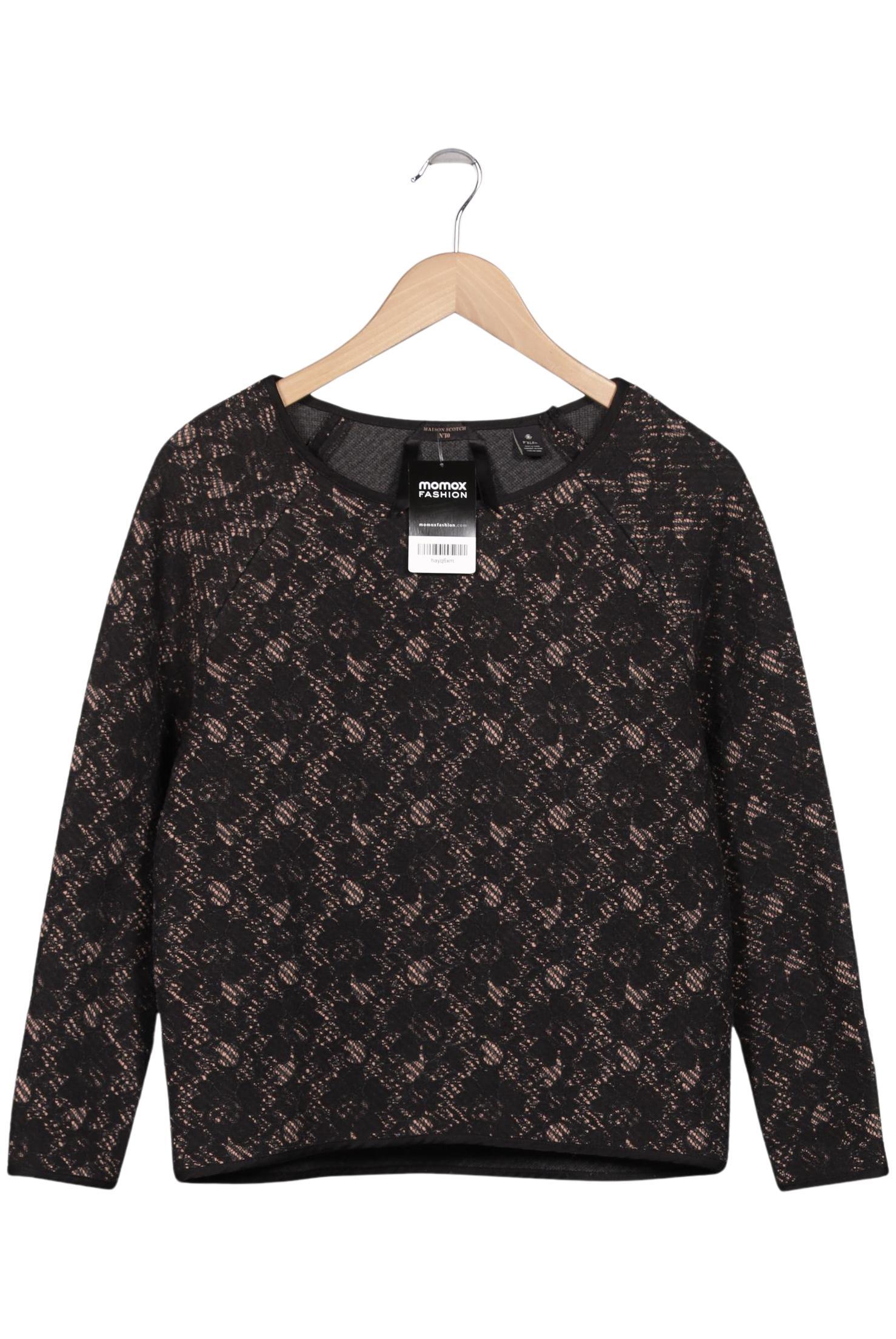 

Maison Scotch Damen Sweatshirt, schwarz, Gr. 34