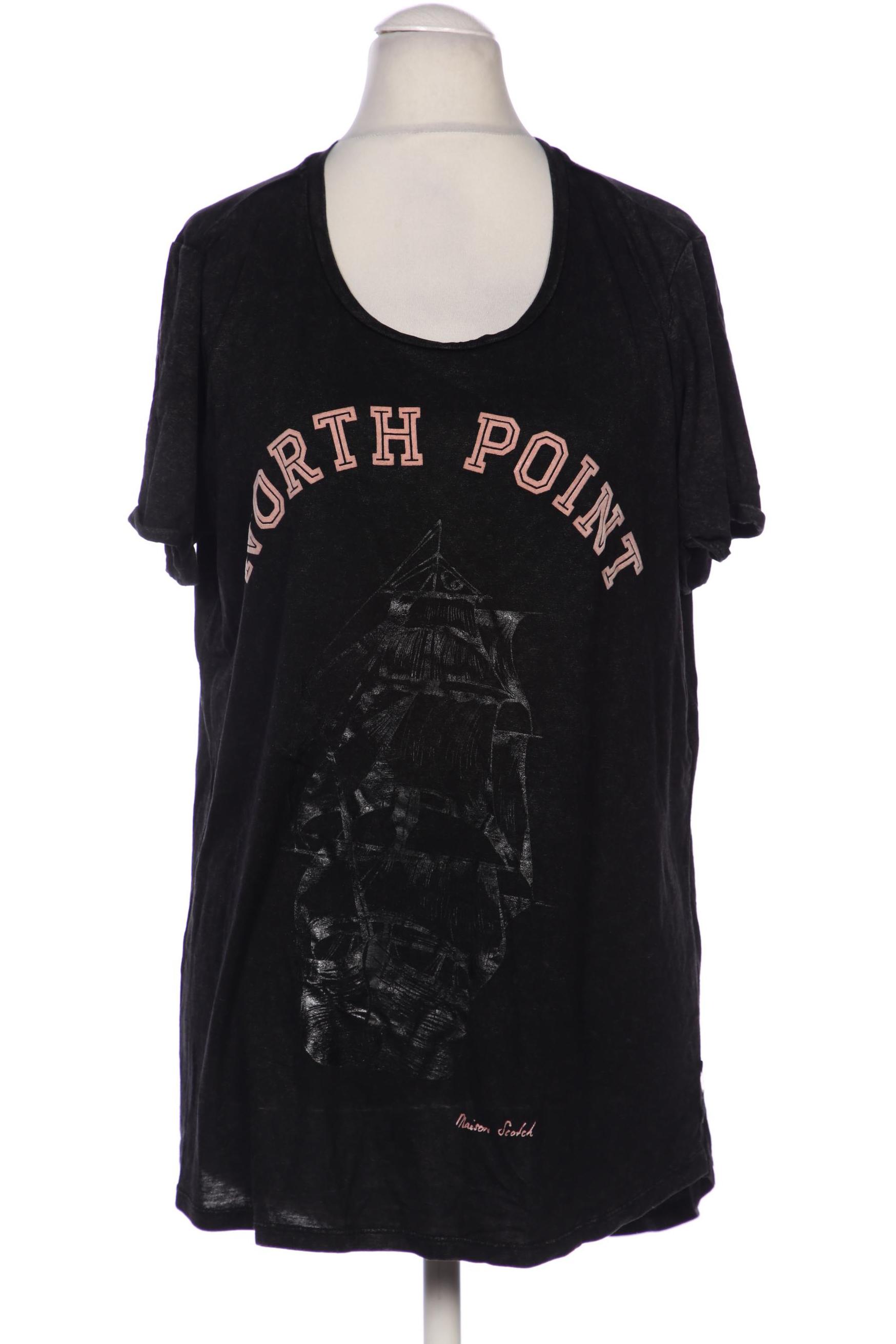 

Maison Scotch Damen T-Shirt, schwarz