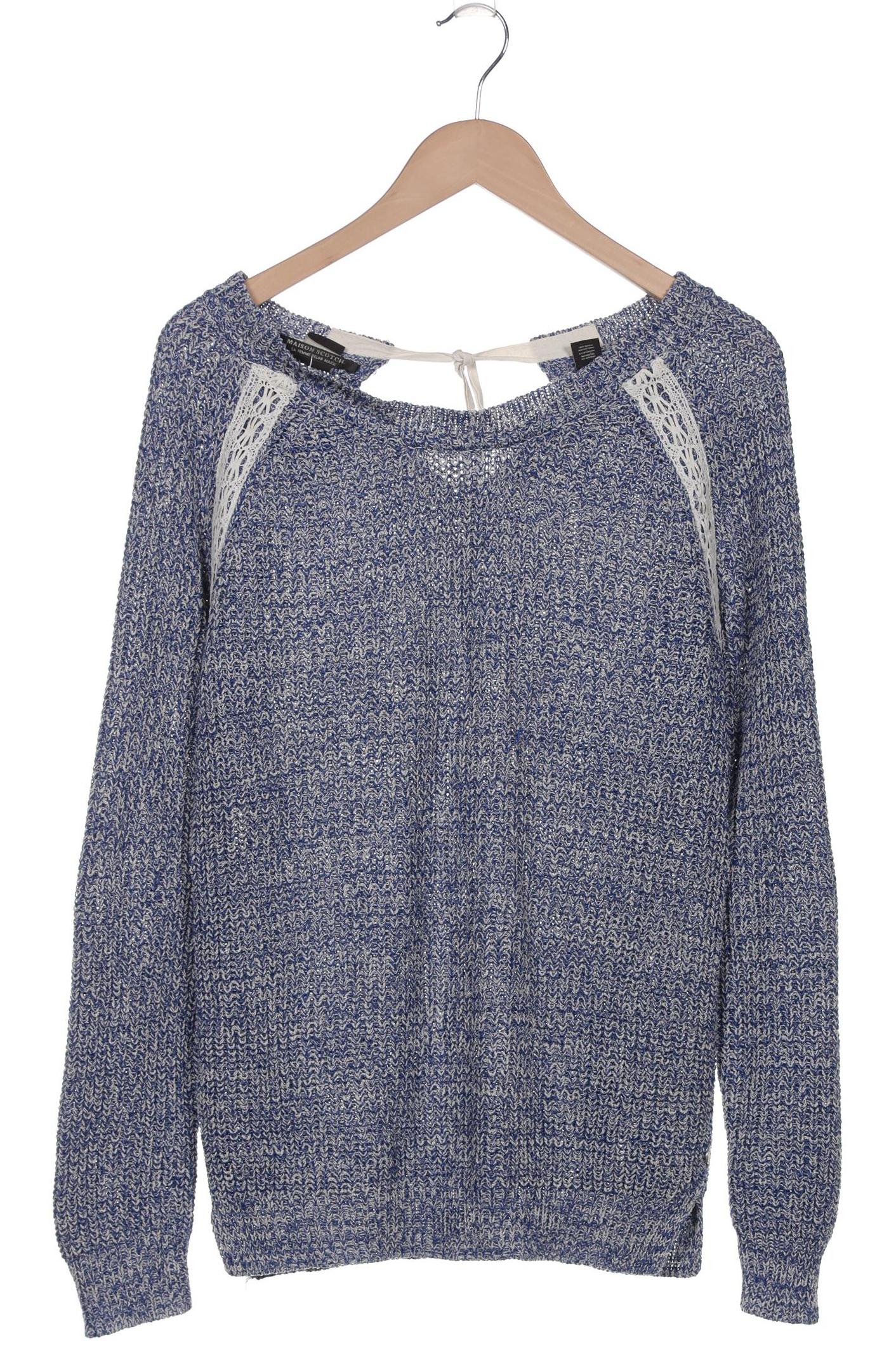 

Maison Scotch Damen Pullover, blau, Gr. 40