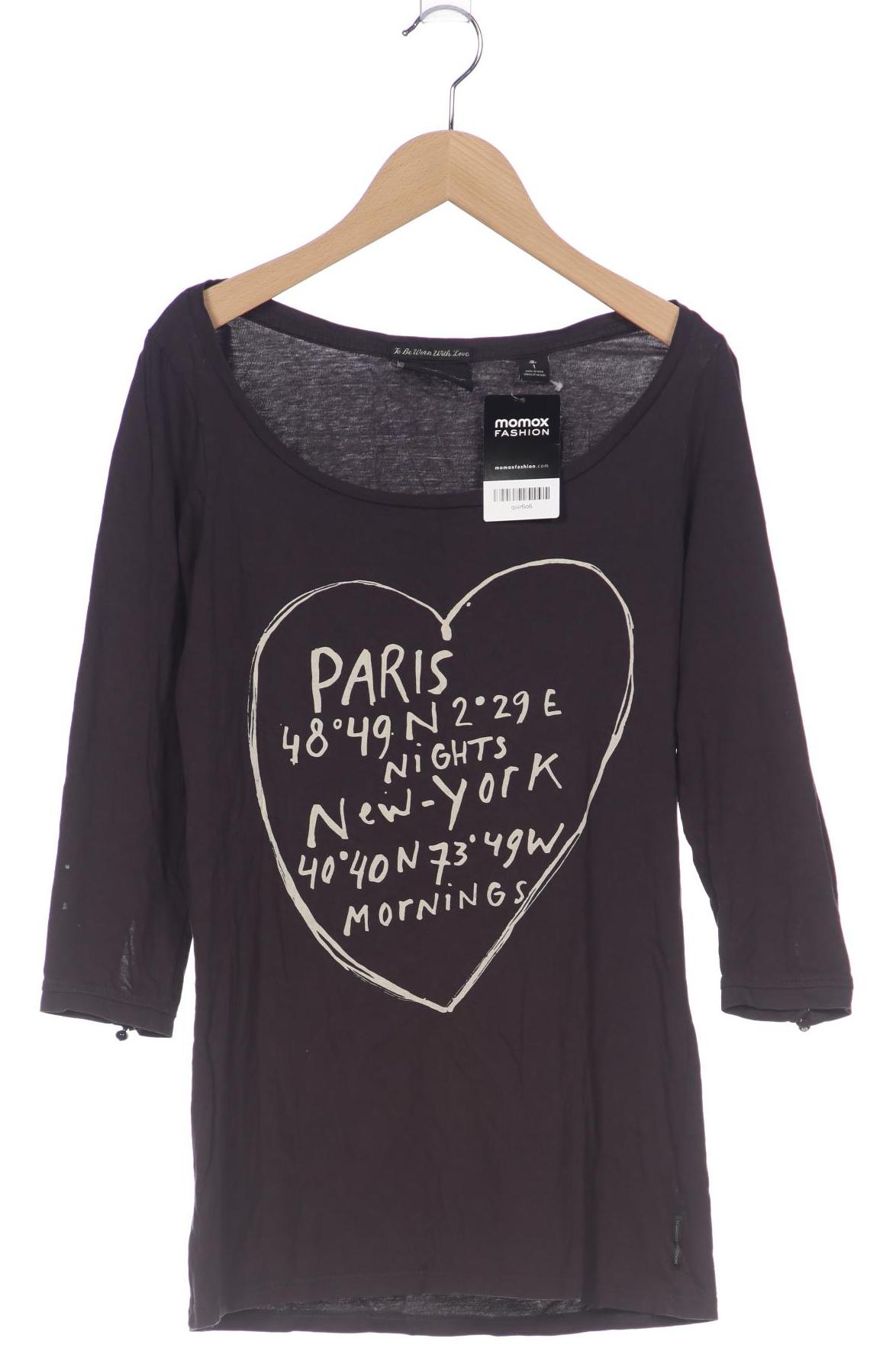 

Maison Scotch Damen Langarmshirt, grau, Gr. 36