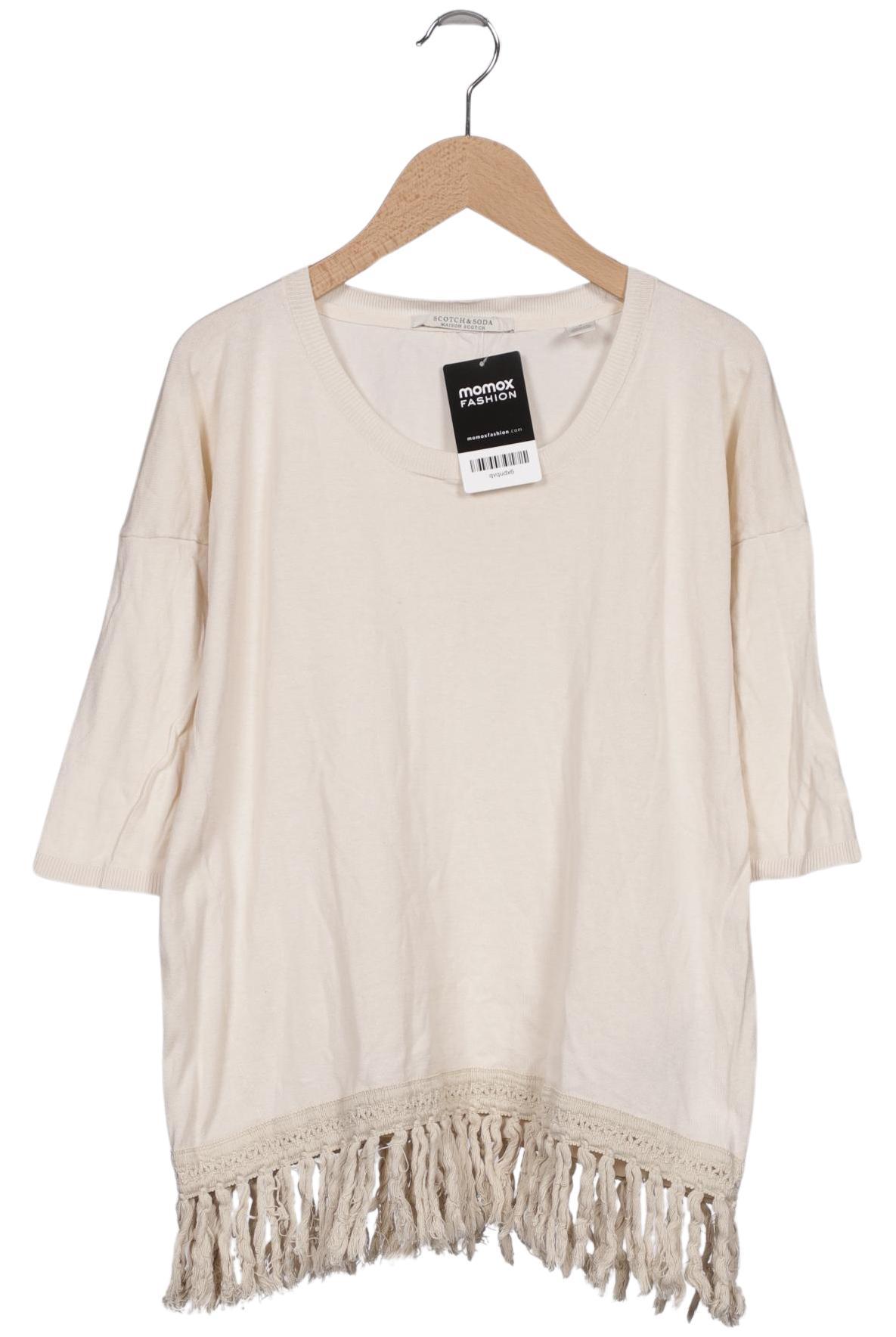 

Maison Scotch Damen Pullover, beige, Gr. 36