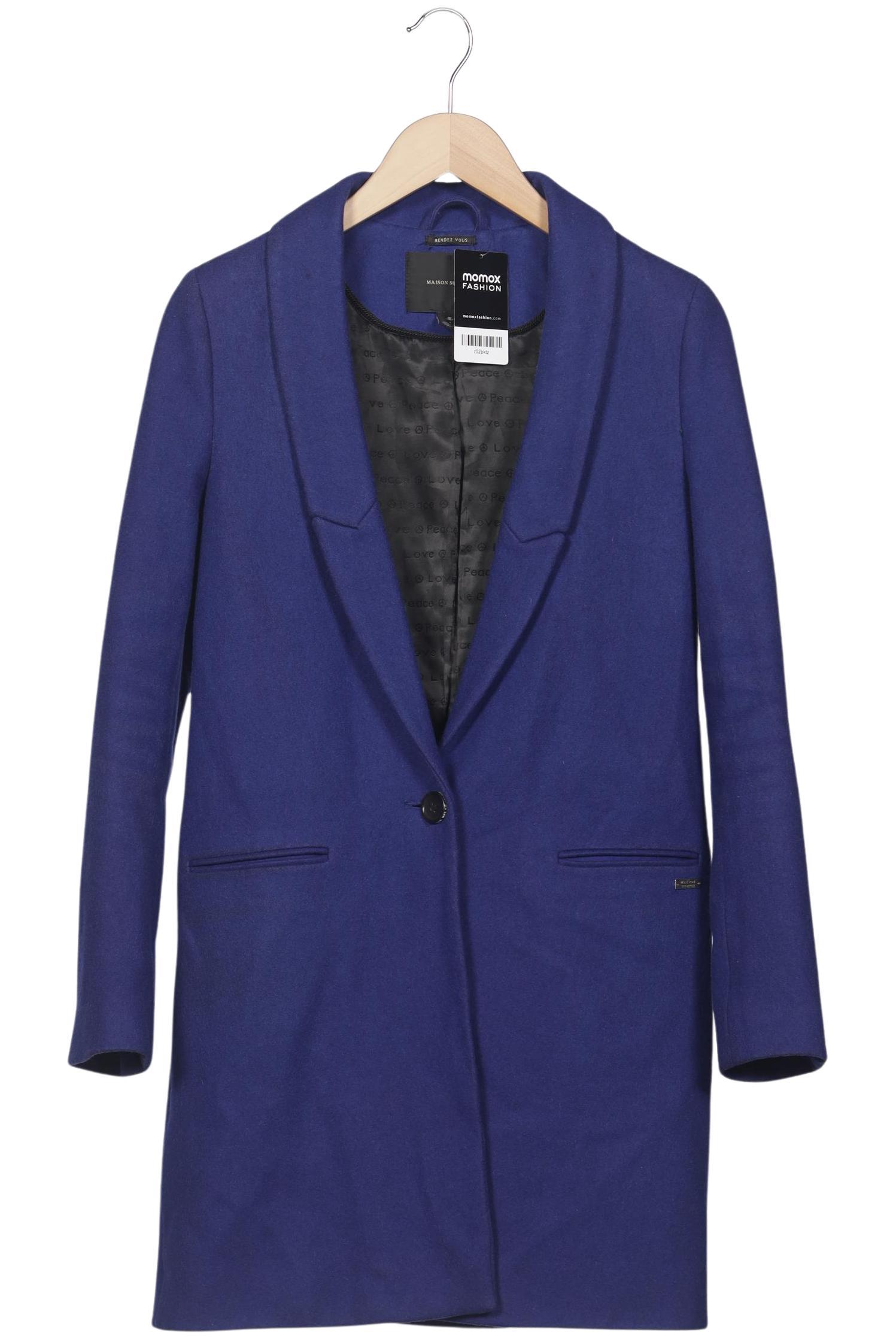

Maison Scotch Damen Mantel, blau, Gr. 36