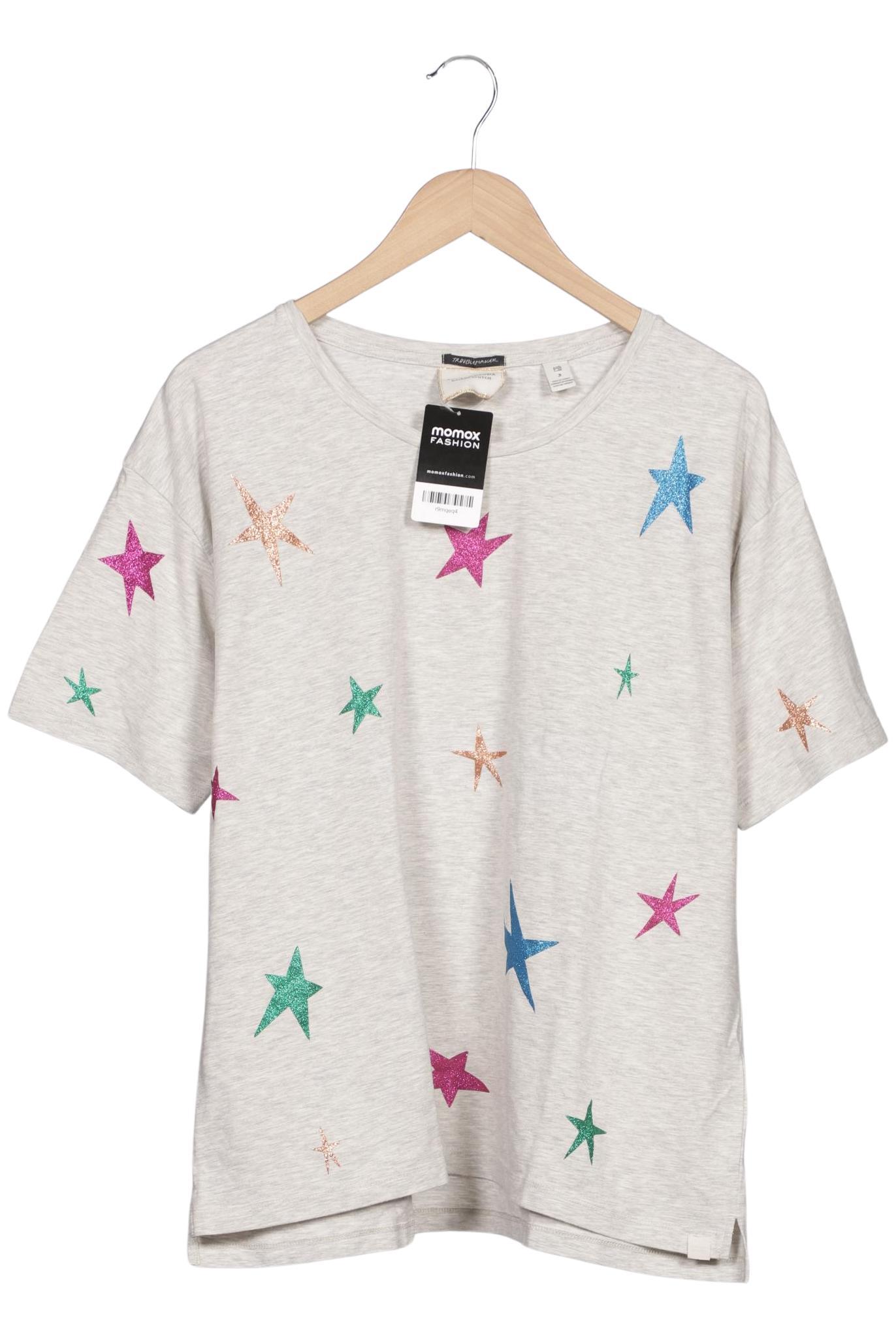 

Maison Scotch Damen T-Shirt, grau, Gr. 40