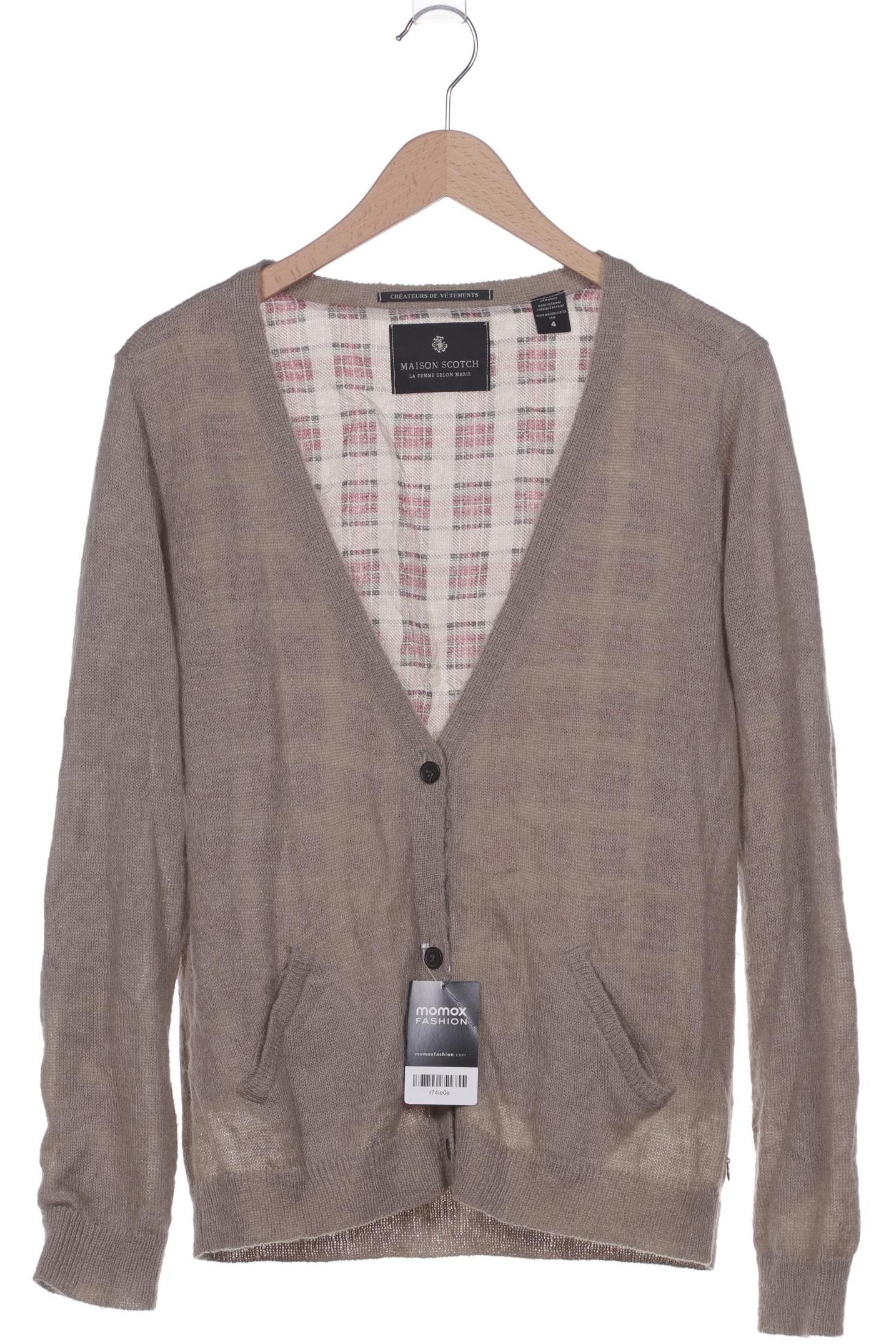 

Maison Scotch Damen Strickjacke, beige, Gr. 42