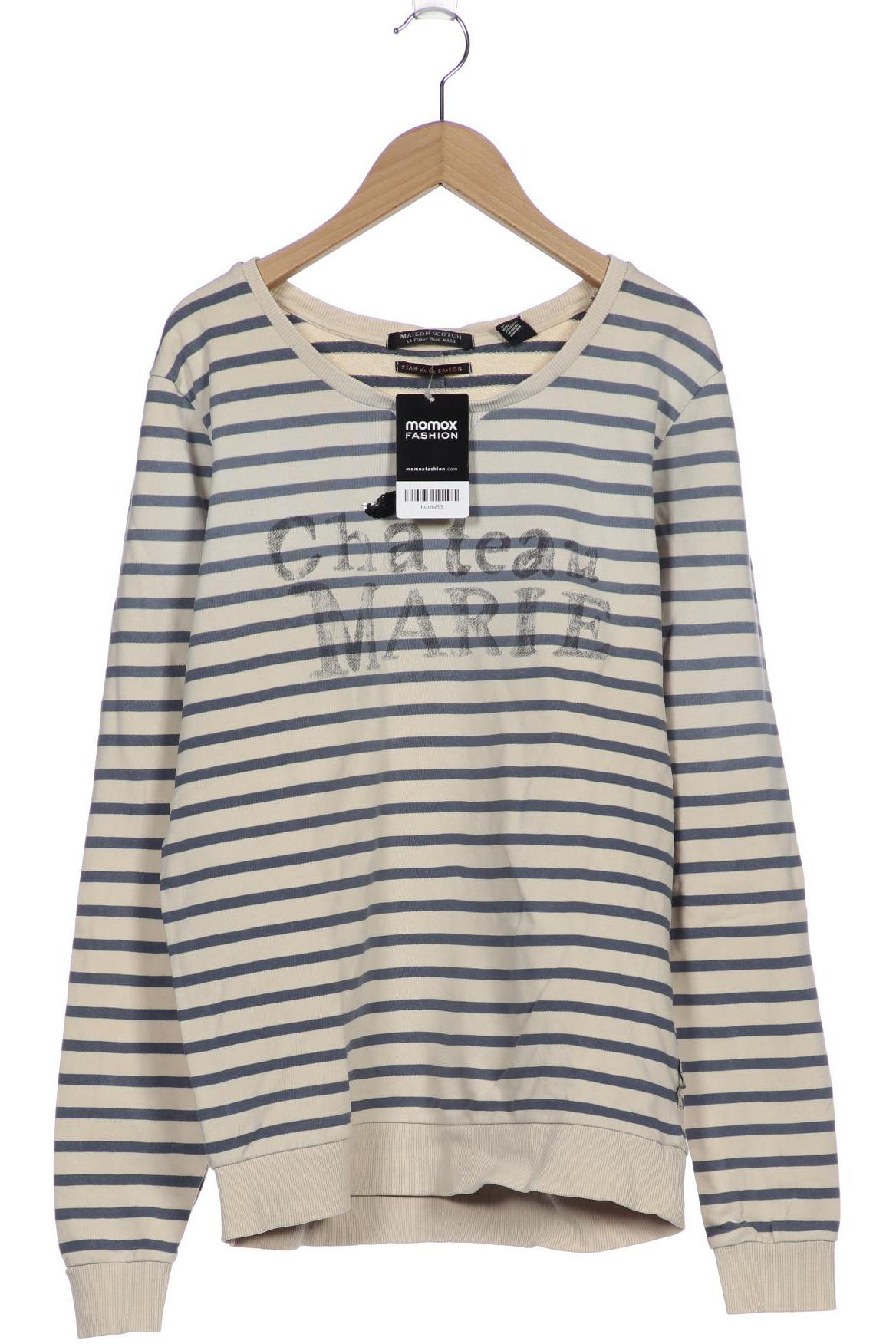 

Maison Scotch Damen Sweatshirt, beige, Gr. 38
