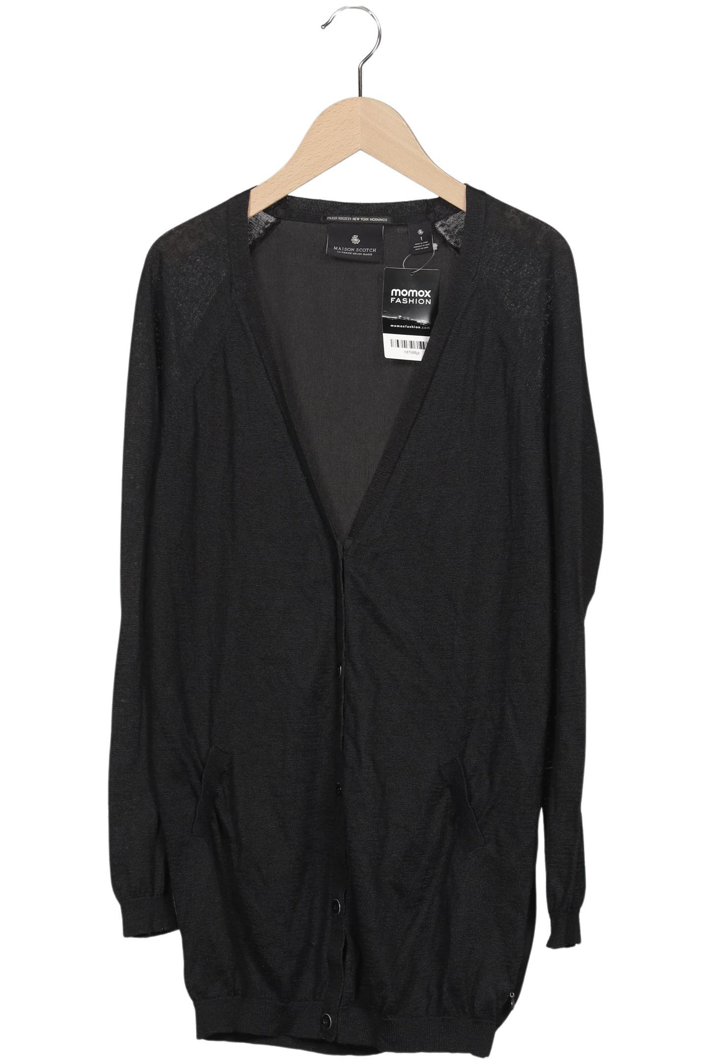 

Maison Scotch Damen Strickjacke, schwarz, Gr. 36