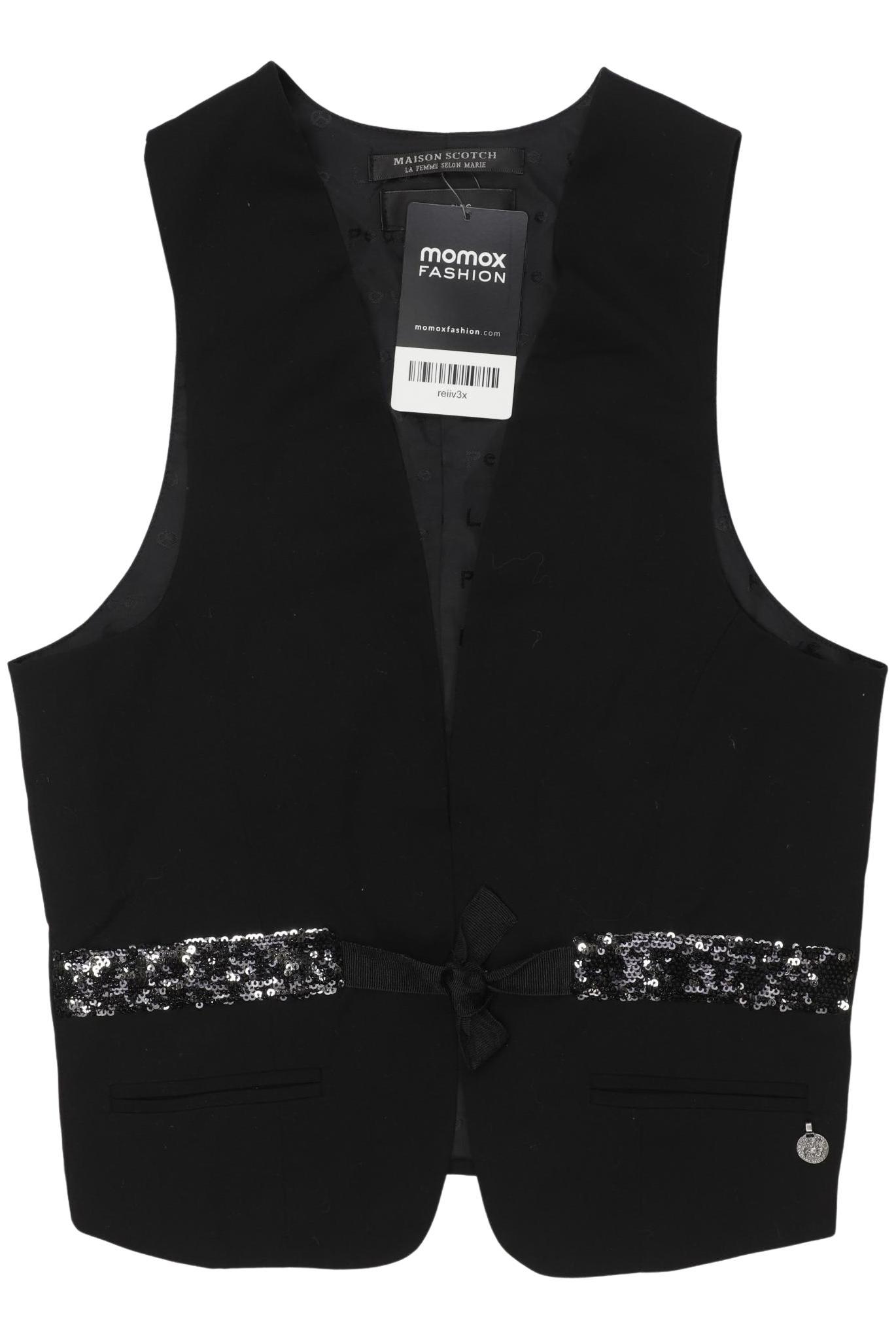 

Maison Scotch Damen Weste, schwarz, Gr. 34