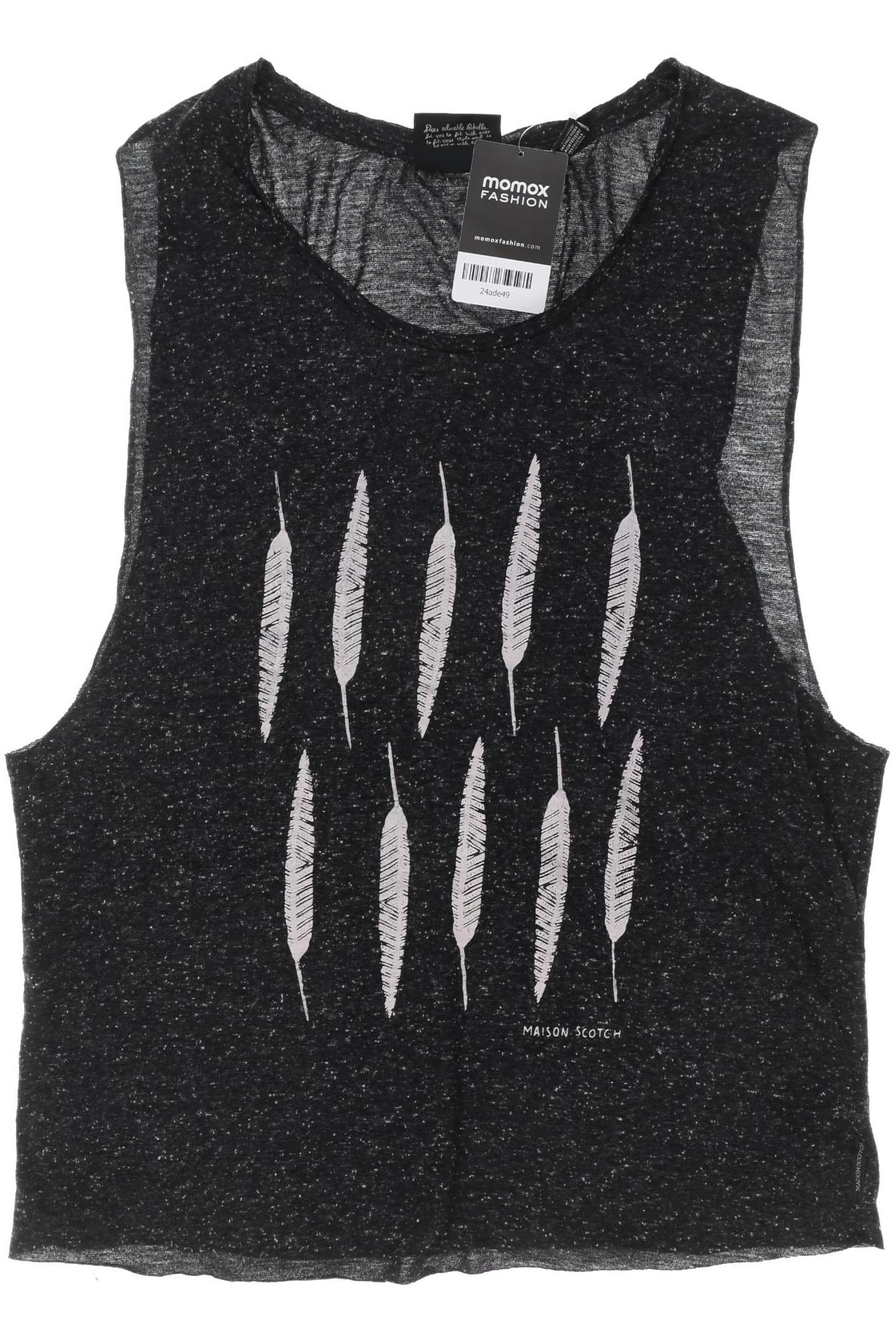 

Maison Scotch Damen Top, schwarz, Gr. 38