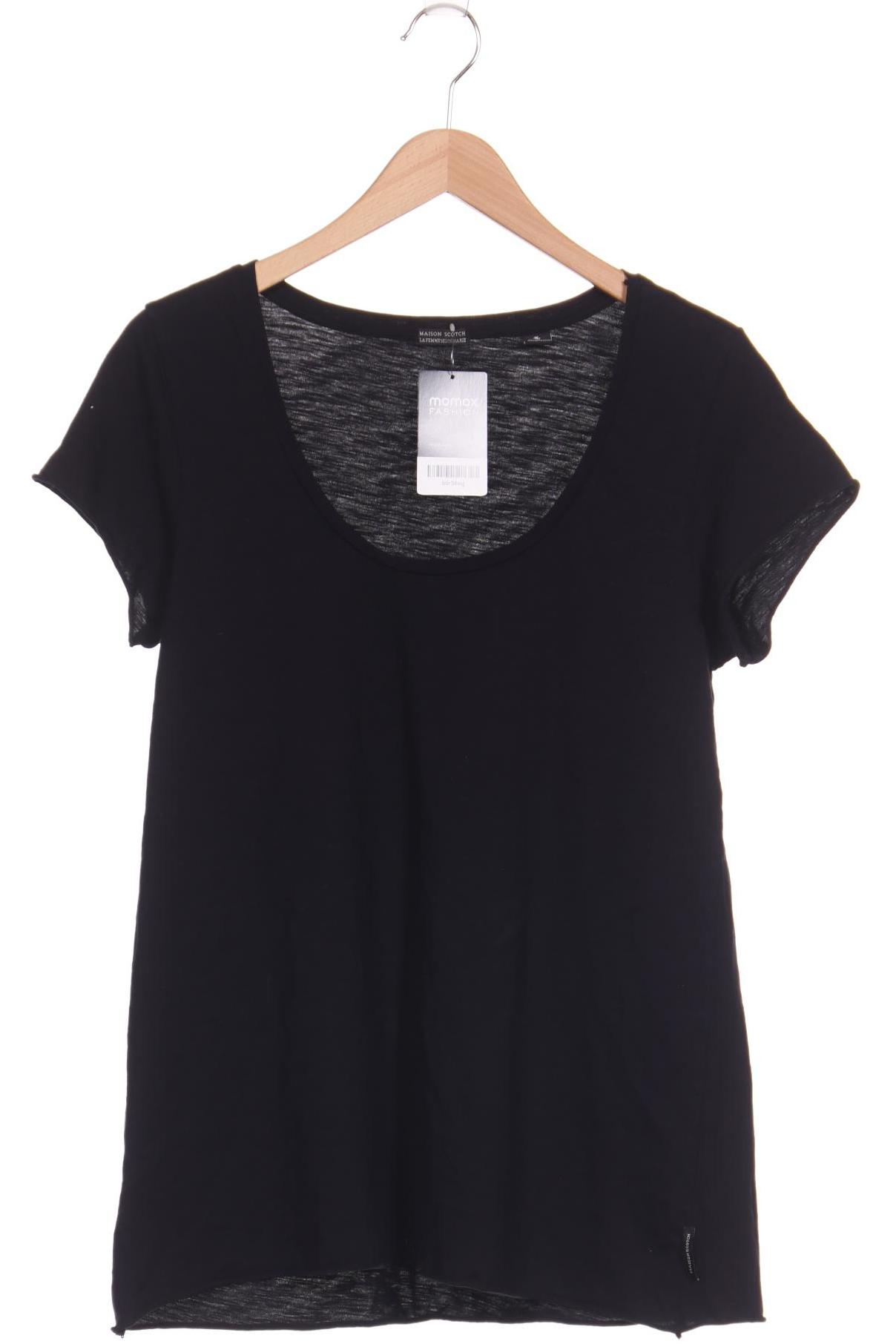 

Maison Scotch Damen T-Shirt, schwarz