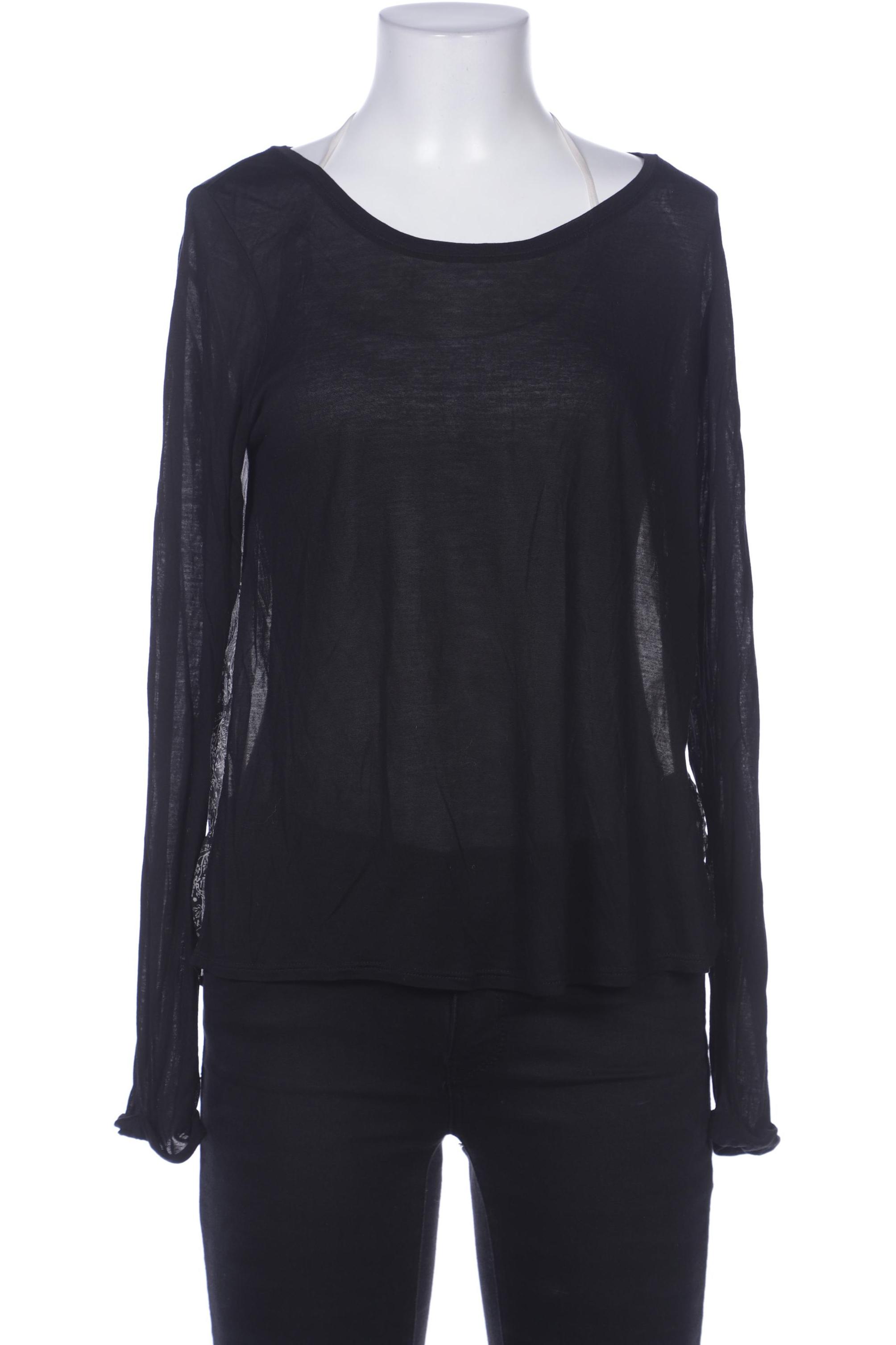 

Maison Scotch Damen Langarmshirt, schwarz, Gr. 34