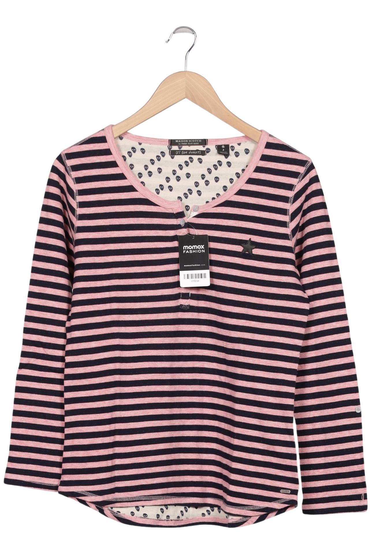 

Maison Scotch Damen Langarmshirt, marineblau, Gr. 40