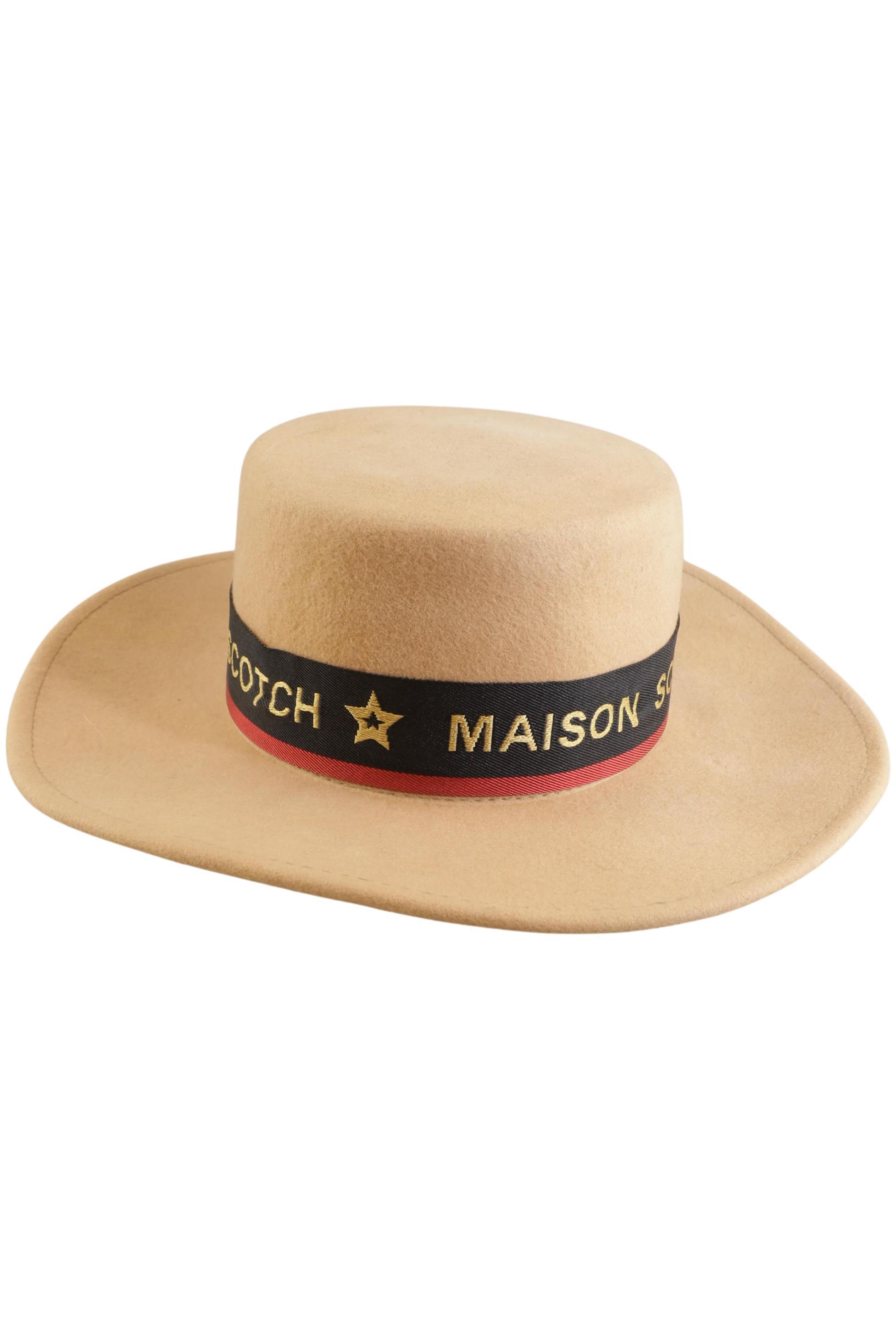 

Maison Scotch Damen Hut/Mütze, beige, Gr. uni