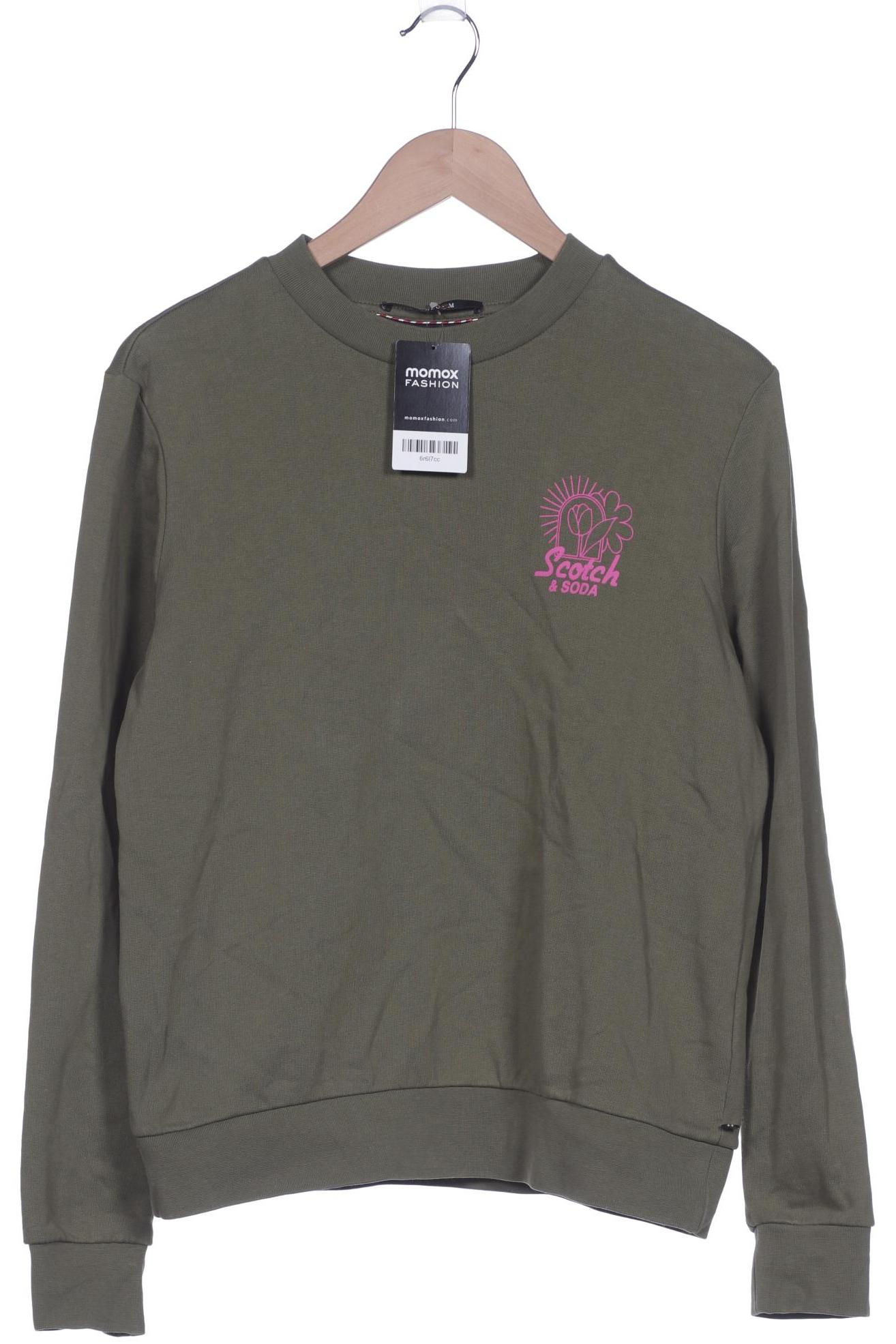 

Maison Scotch Damen Sweatshirt, grün, Gr. 38