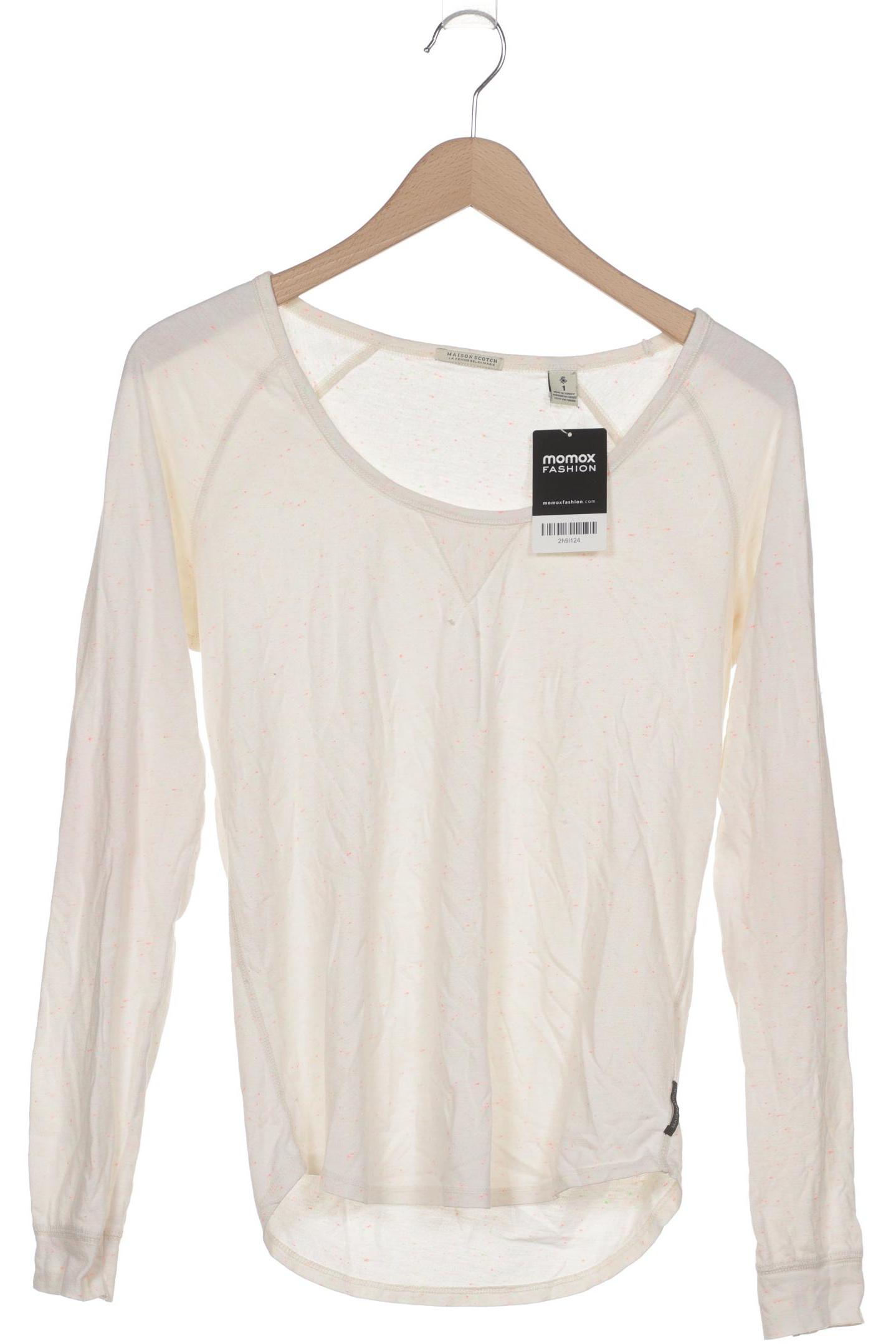 

Maison Scotch Damen Langarmshirt, cremeweiß, Gr. 36