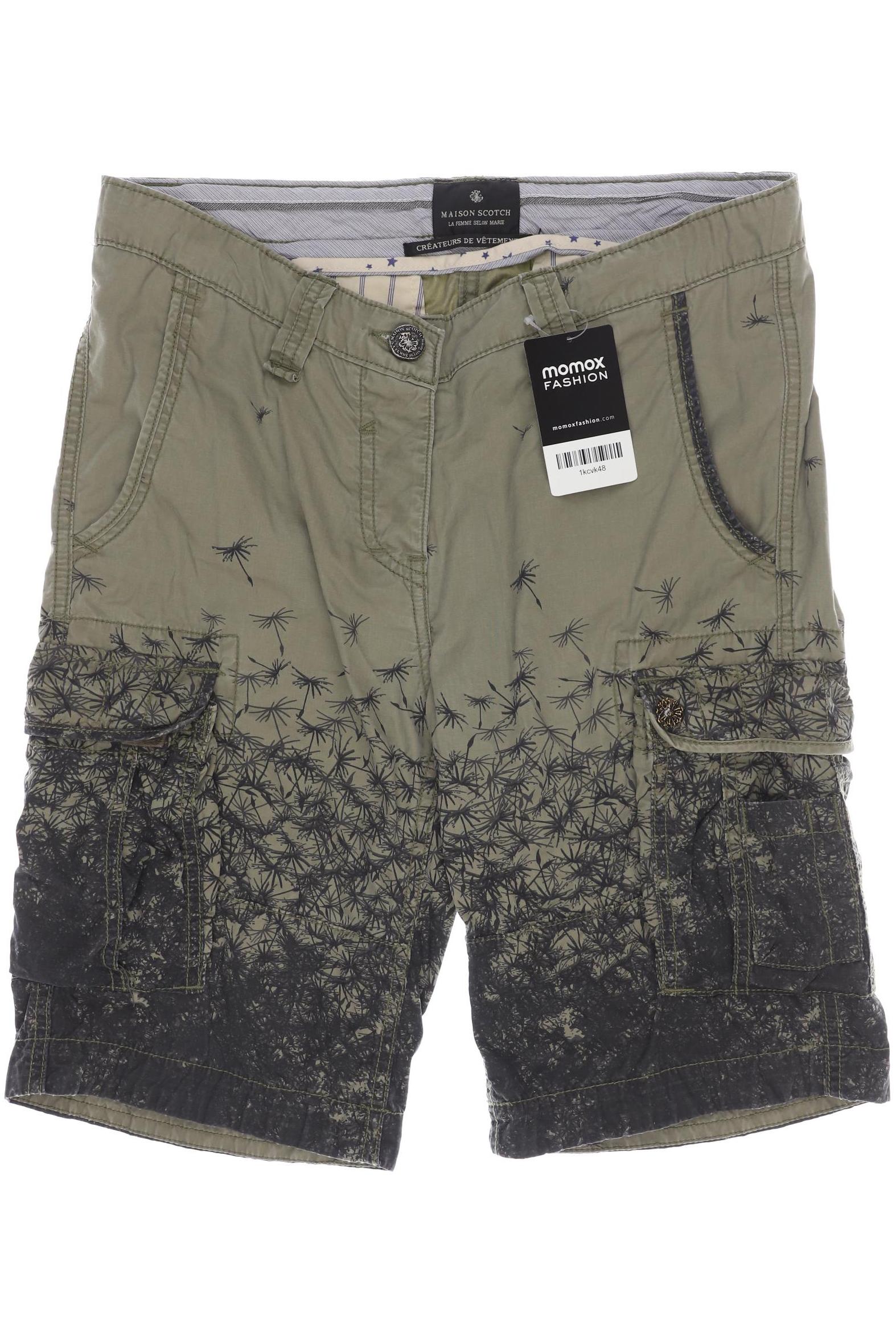 

Maison Scotch Damen Shorts, grün, Gr. 34