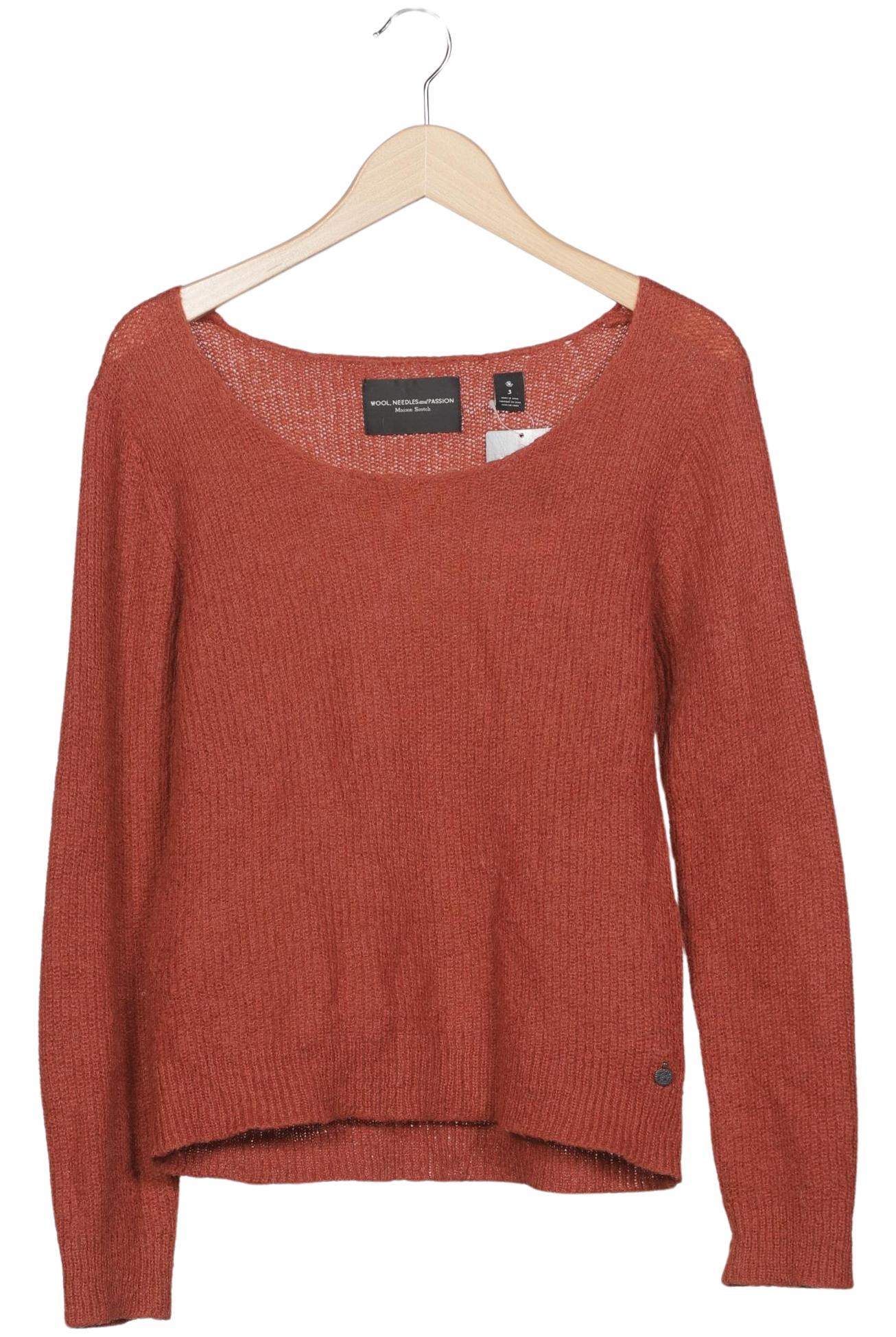 

Maison Scotch Damen Pullover, orange, Gr. 40