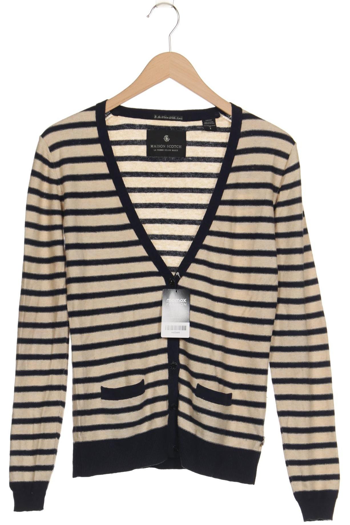 

Maison Scotch Damen Strickjacke, beige, Gr. 36