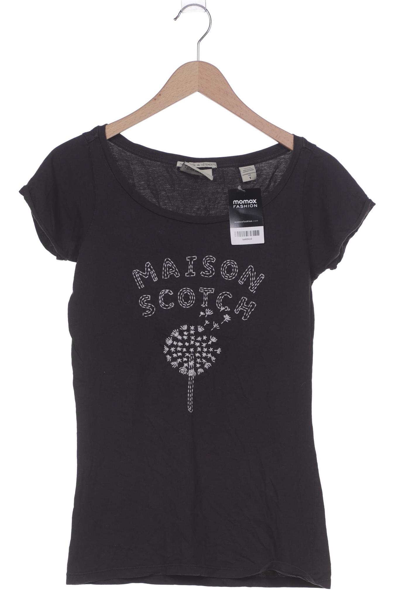 

Maison Scotch Damen T-Shirt, grau, Gr. 36