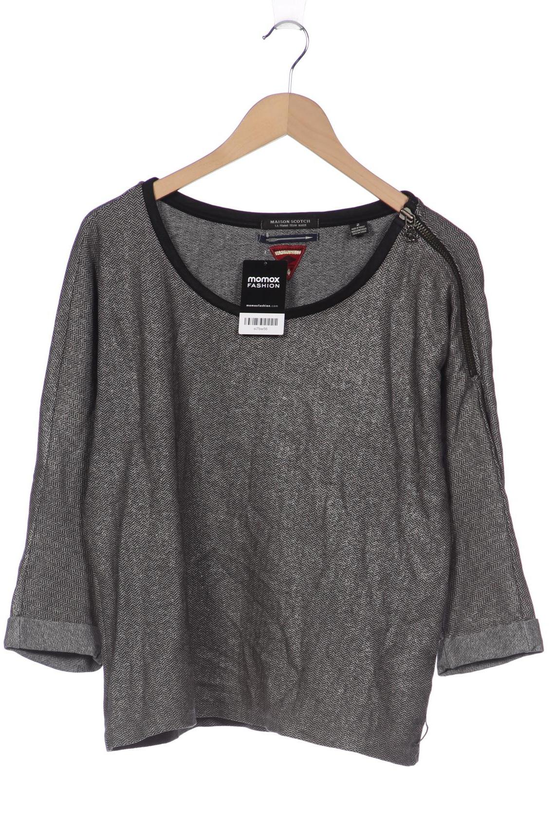 

Maison Scotch Damen Langarmshirt, grau