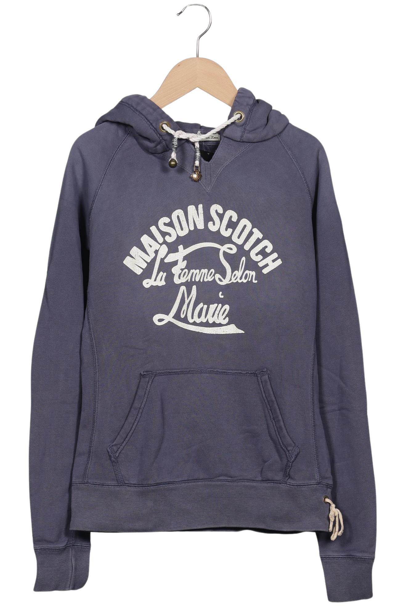 

Maison Scotch Damen Kapuzenpullover, marineblau, Gr. 36