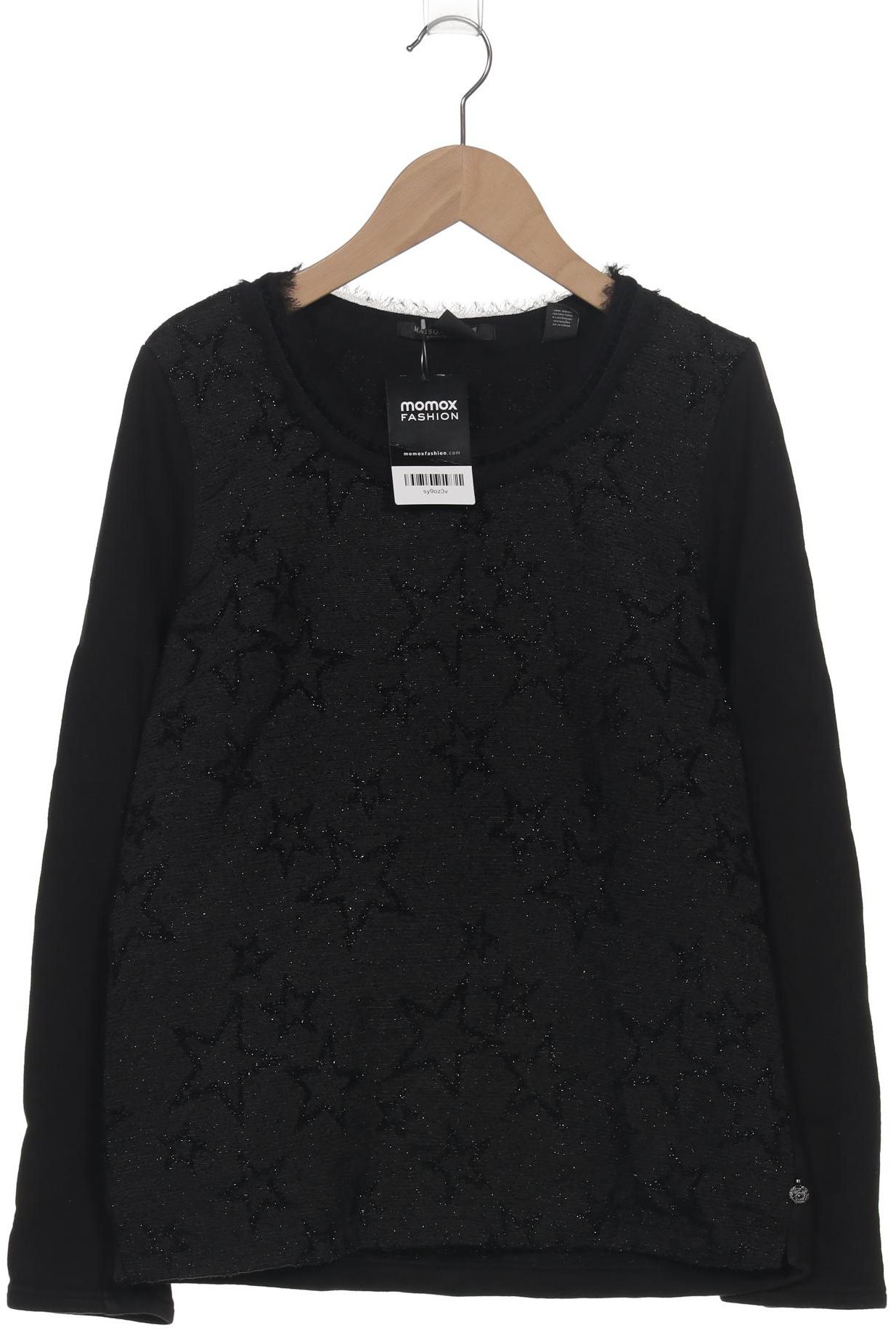

Maison Scotch Damen Sweatshirt, schwarz, Gr. 38
