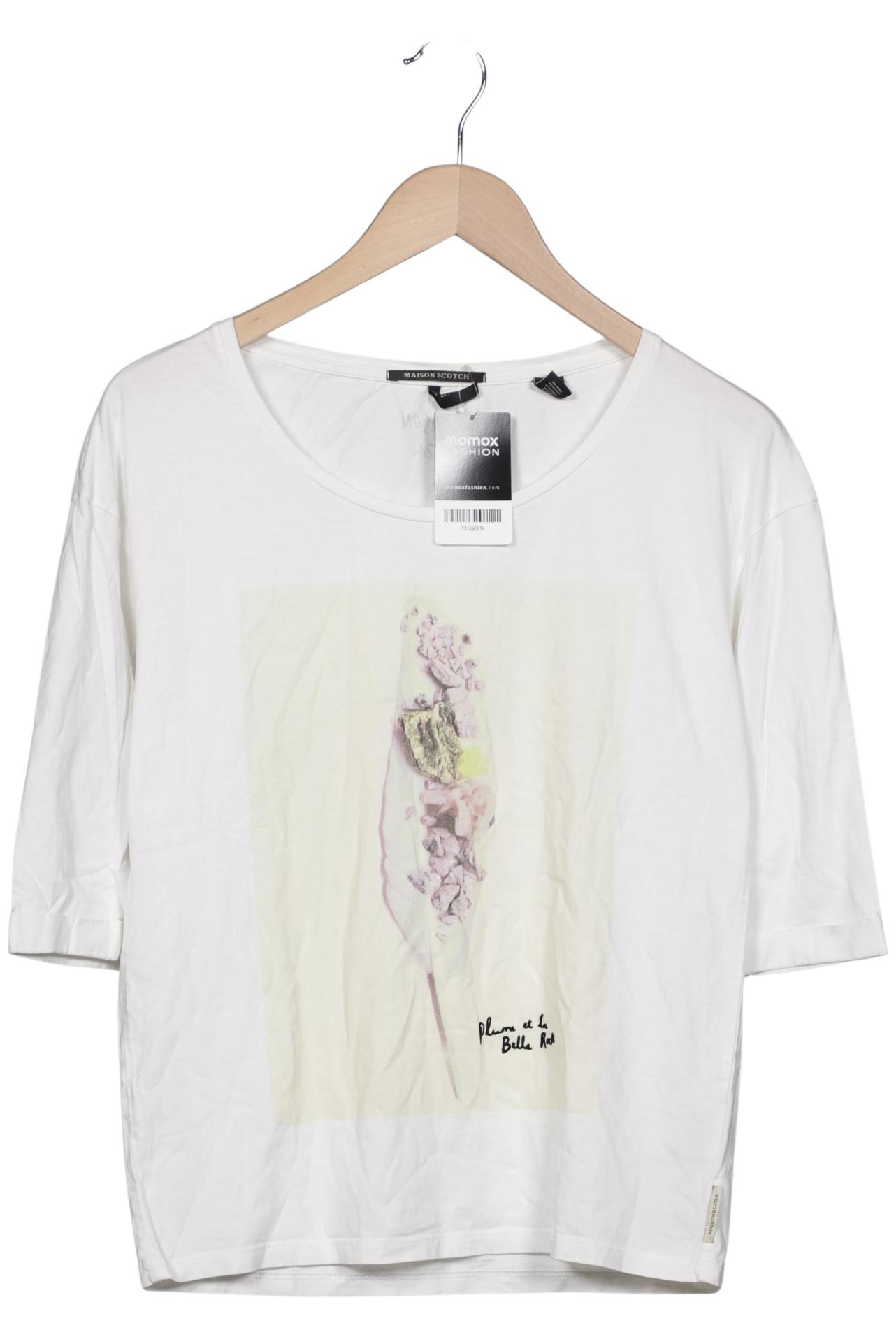 

Maison Scotch Damen Langarmshirt, cremeweiß, Gr. 36