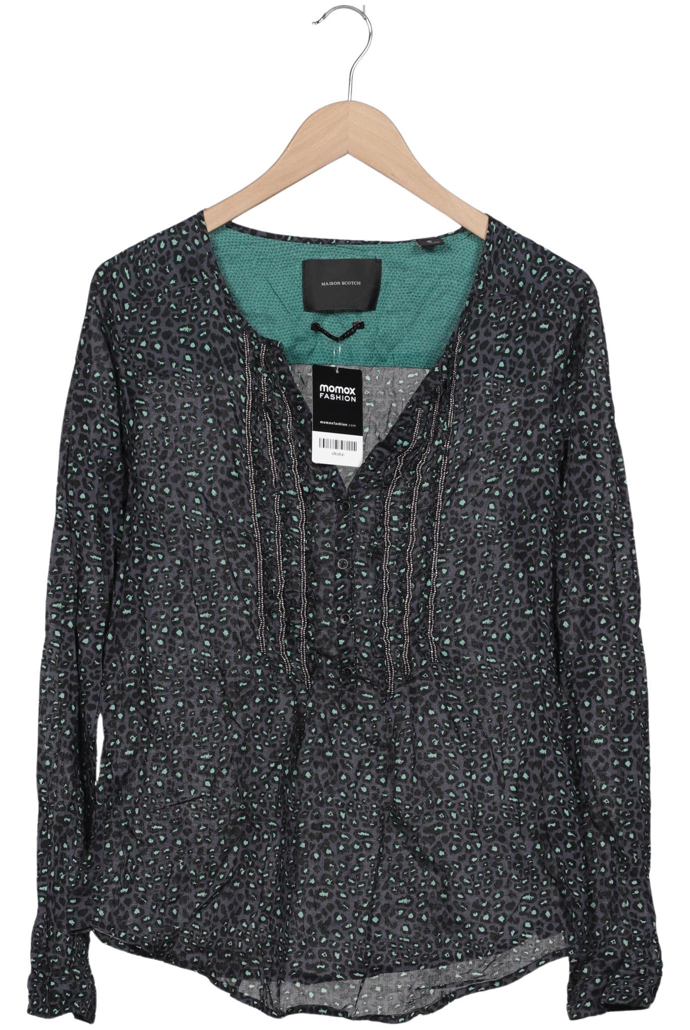 

Maison Scotch Damen Bluse, marineblau, Gr. 40