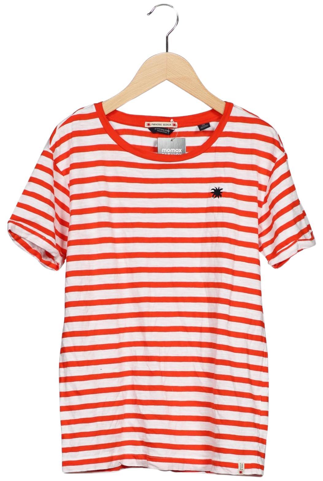 

Maison Scotch Damen T-Shirt, mehrfarbig, Gr. 34