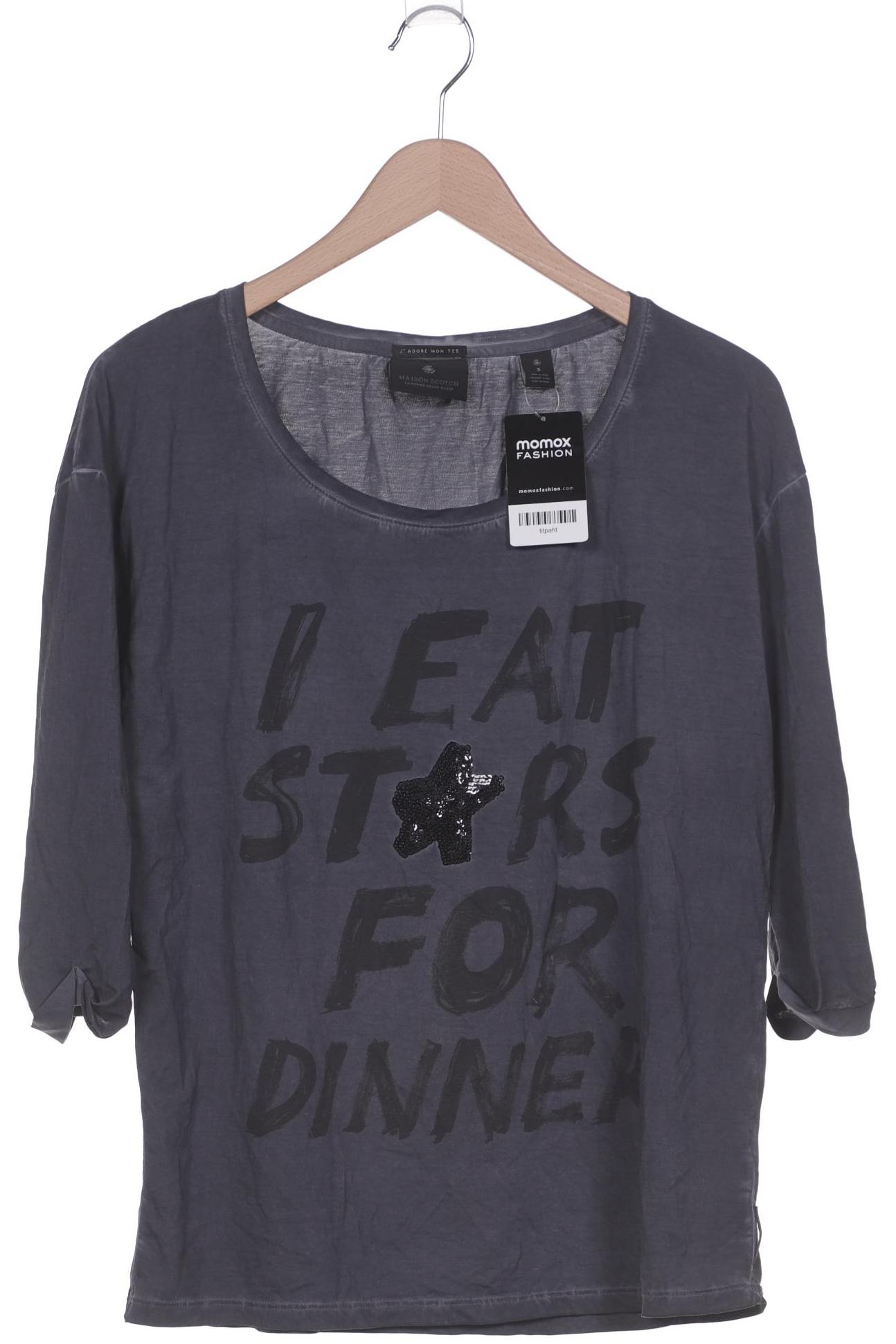 

Maison Scotch Damen Langarmshirt, marineblau, Gr. 40