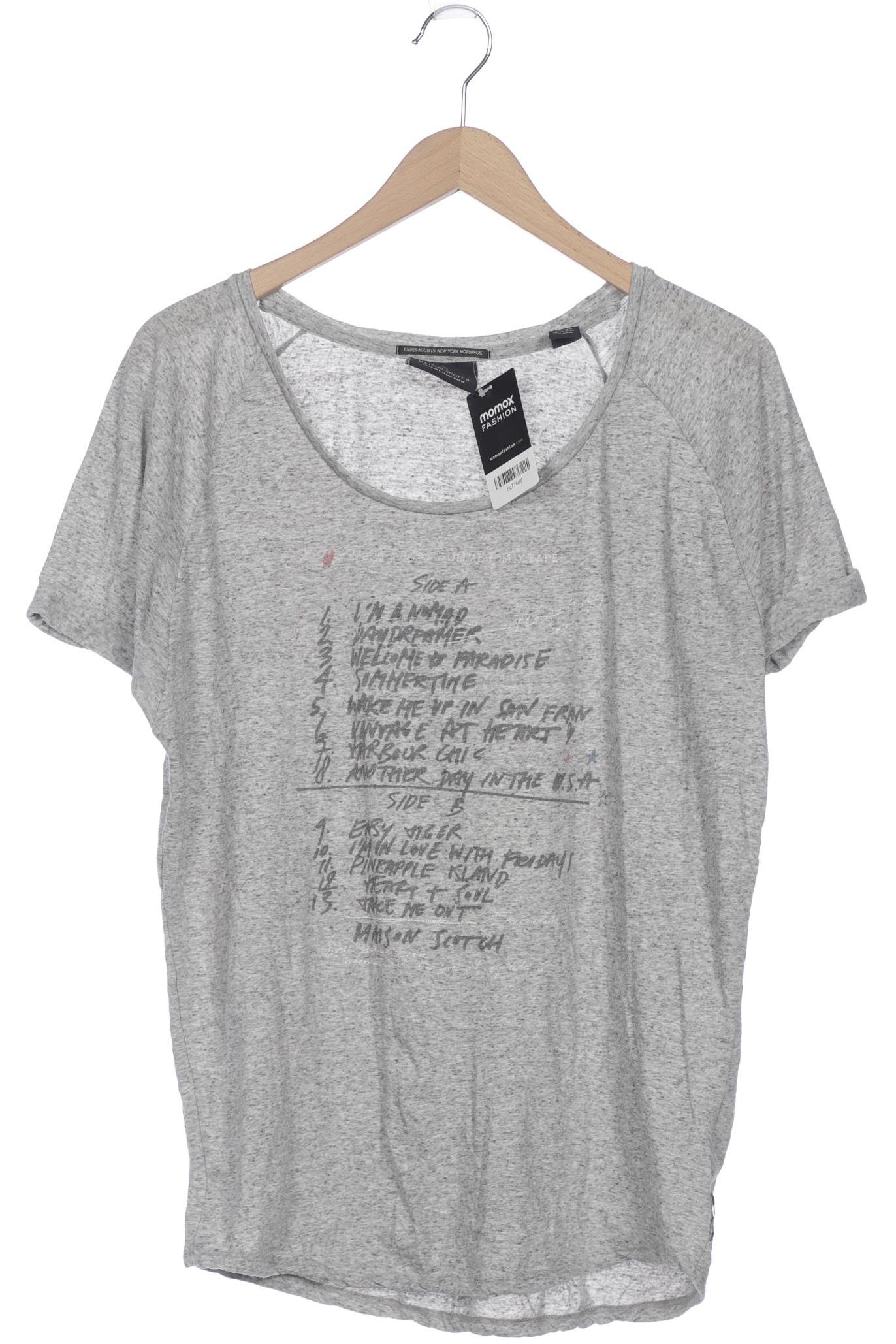 

Maison Scotch Damen T-Shirt, grau, Gr. 38