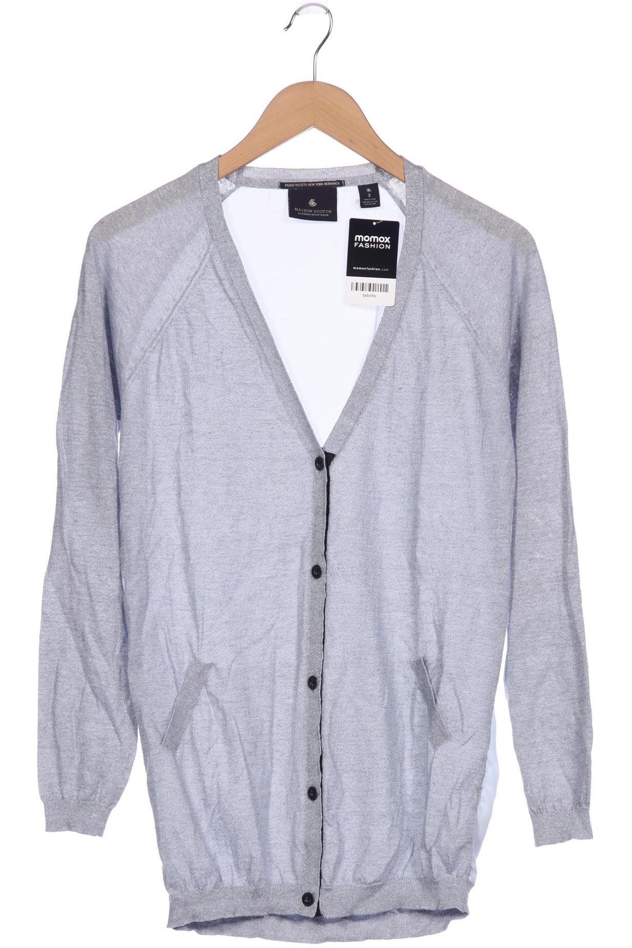 

Maison Scotch Damen Strickjacke, grau, Gr. 38
