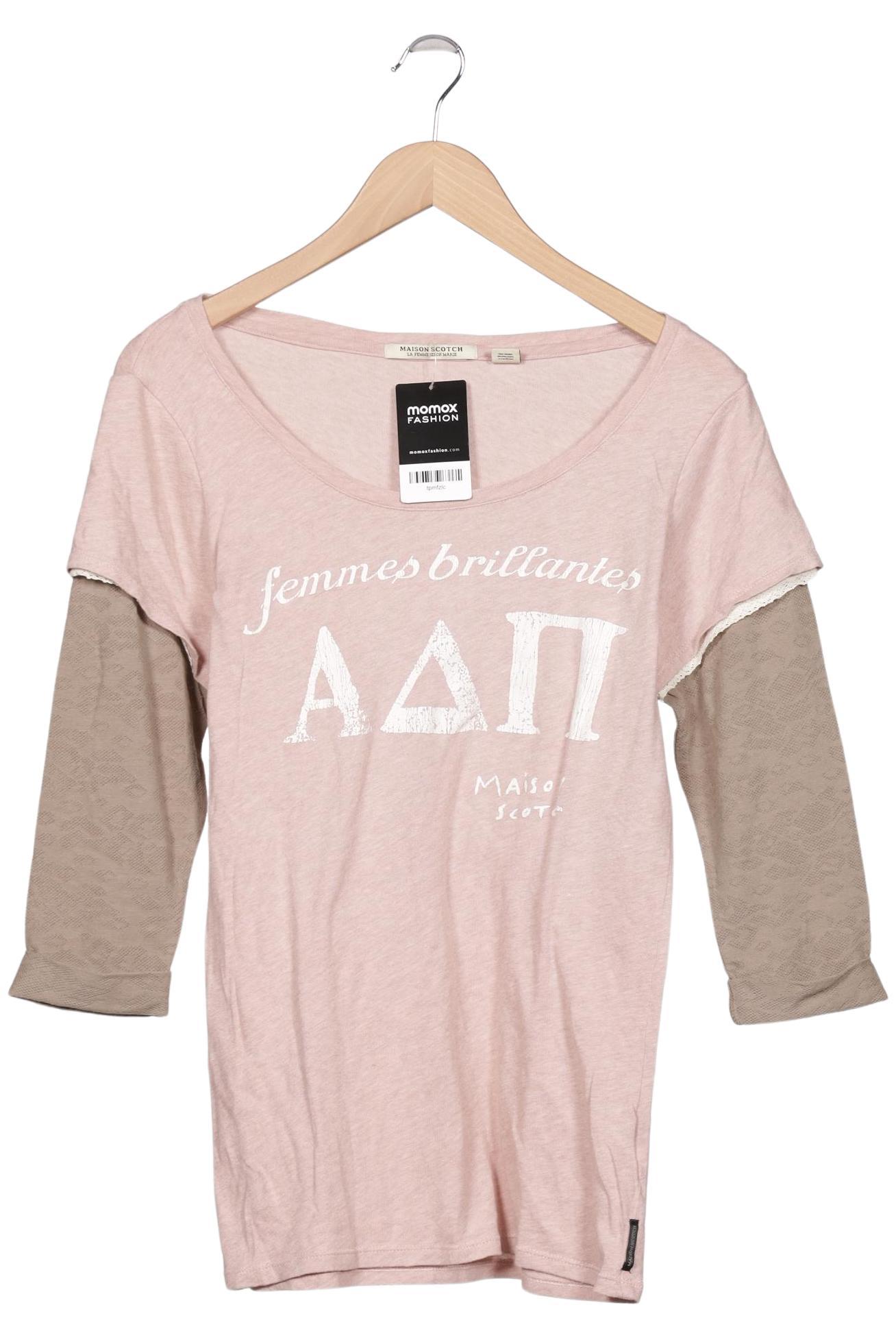 

Maison Scotch Damen Langarmshirt, pink, Gr. 40