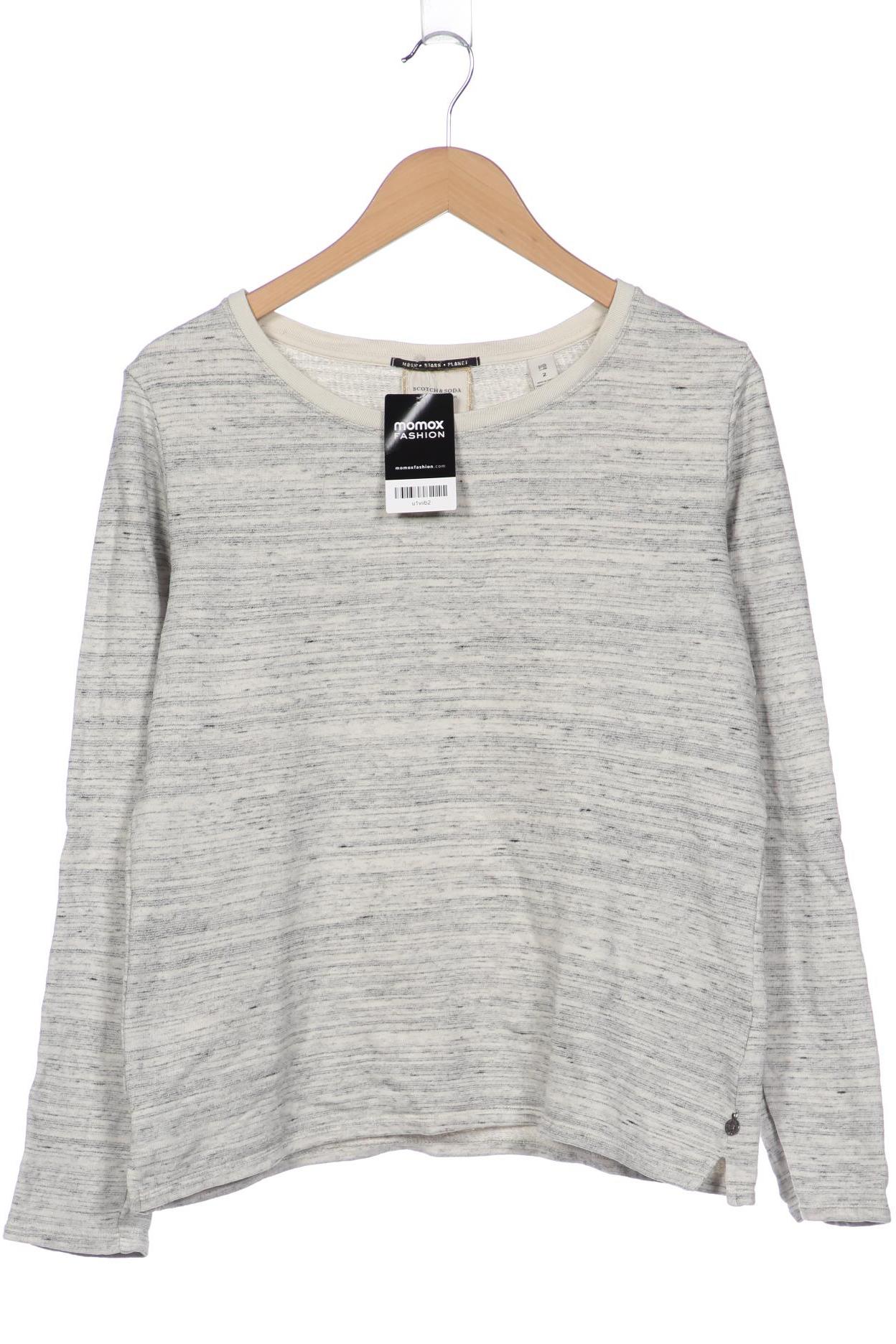 

Maison Scotch Damen Sweatshirt, grau, Gr. 38