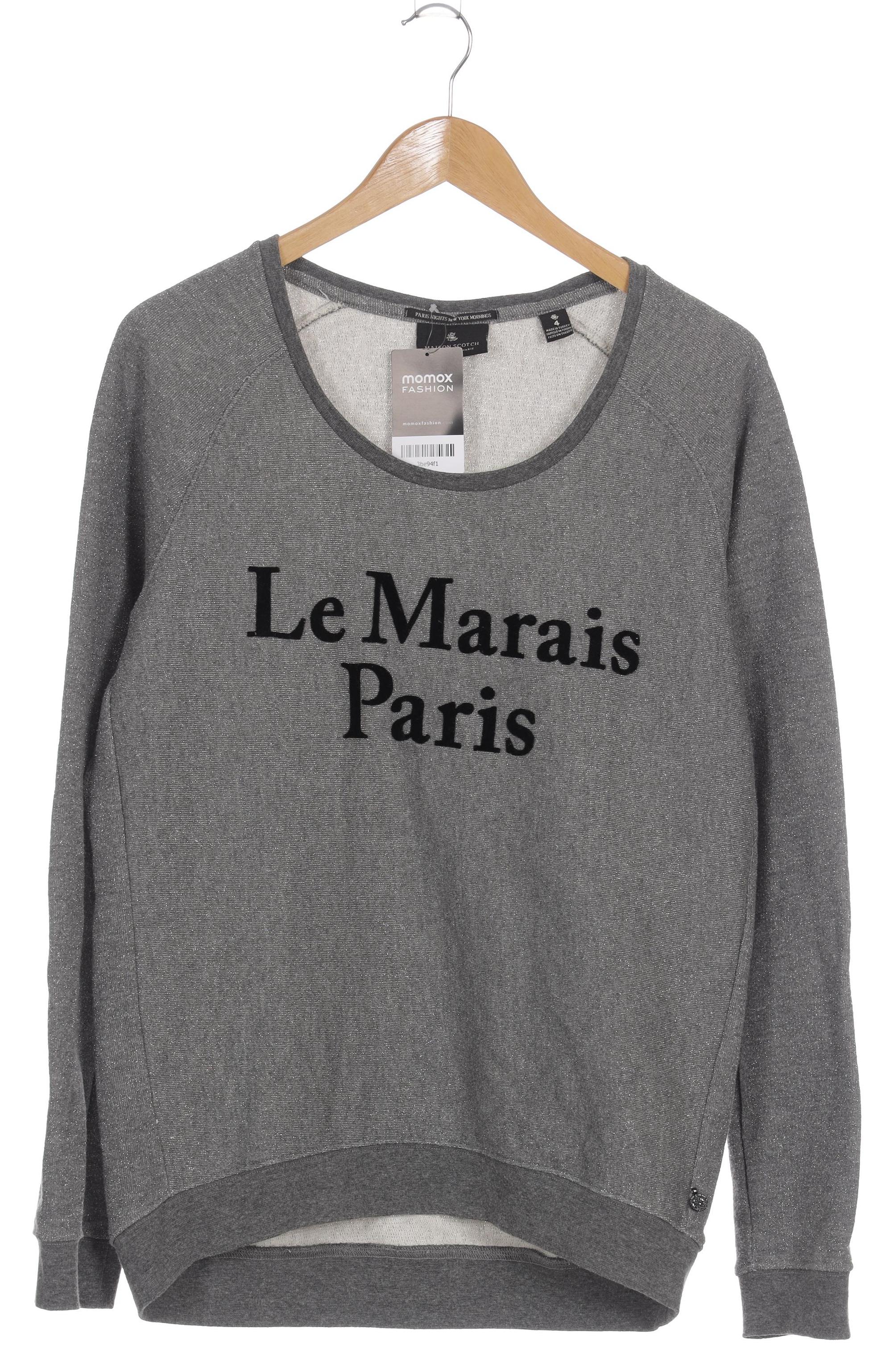 

Maison Scotch Damen Sweatshirt, grau, Gr. 42