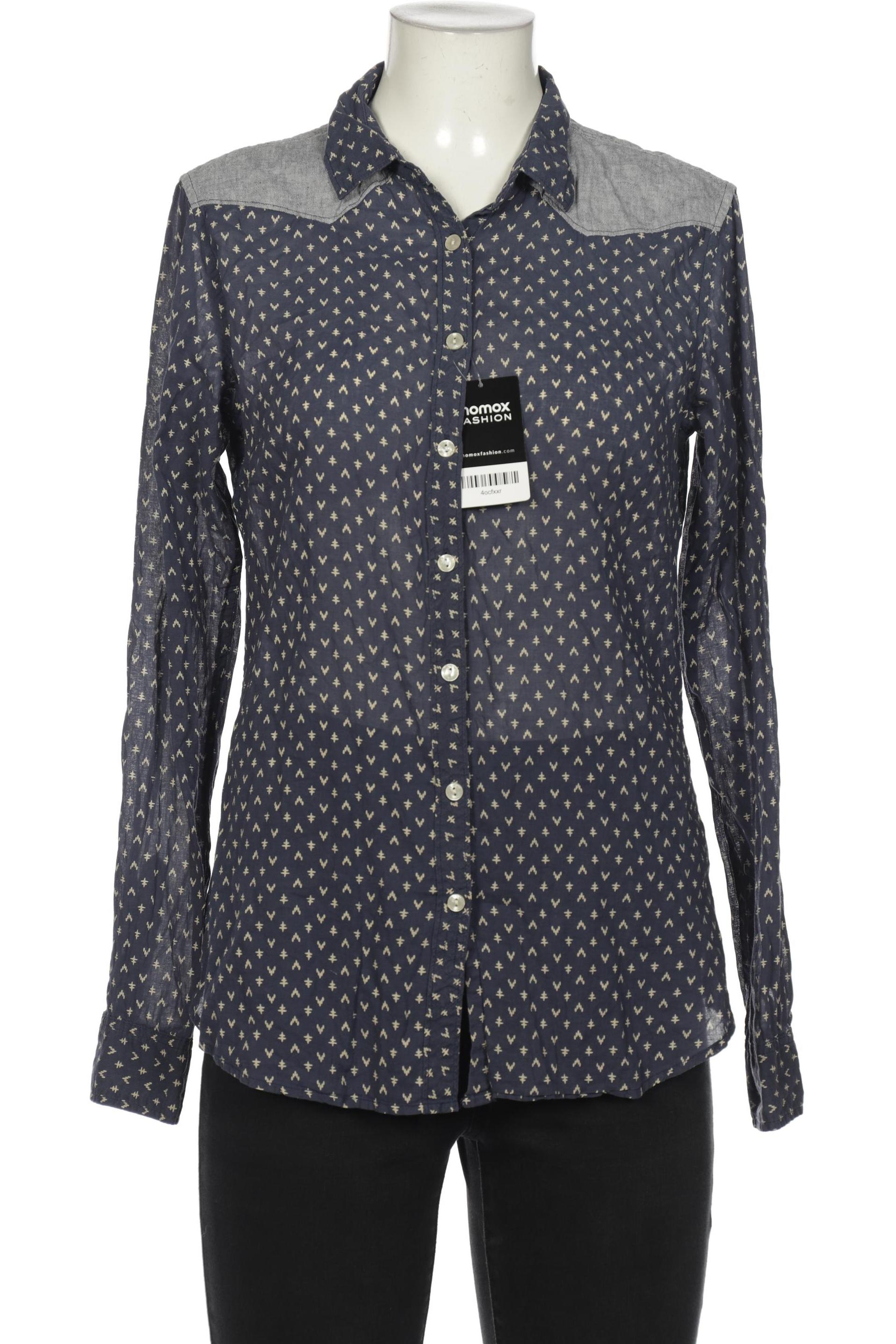 

Maison Scotch Damen Bluse, marineblau, Gr. 40