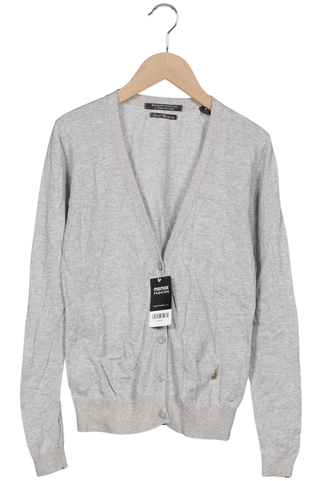 

Maison Scotch Damen Strickjacke, grau, Gr. 34