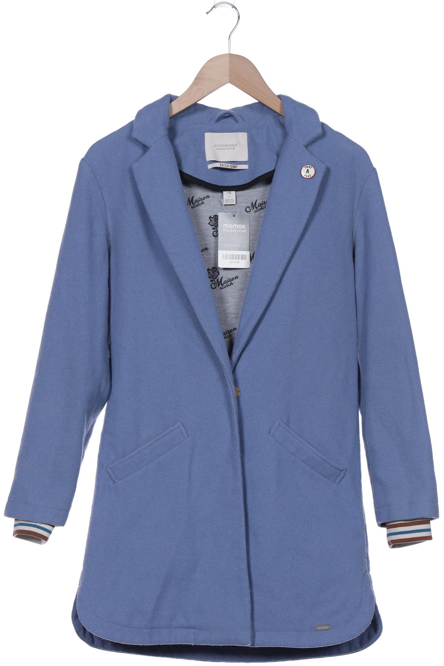 

Maison Scotch Damen Mantel, blau, Gr. 36