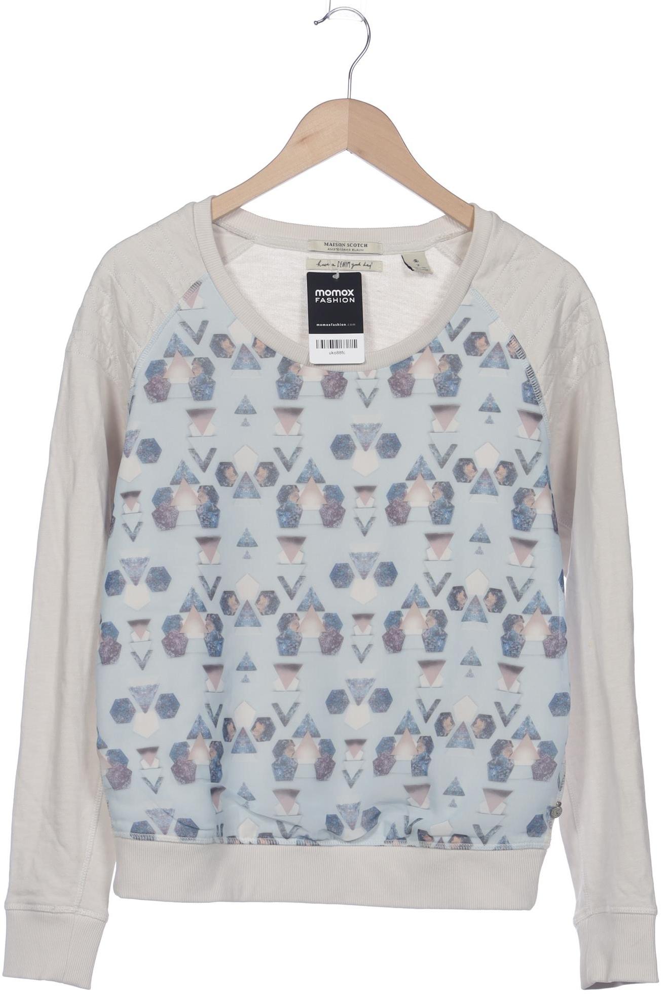 

Maison Scotch Damen Sweatshirt, hellblau, Gr. 38