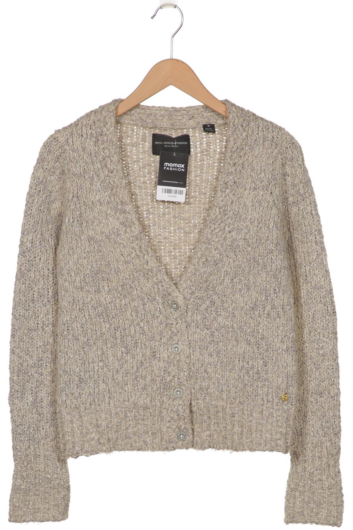 

Maison Scotch Damen Strickjacke, beige, Gr. 34