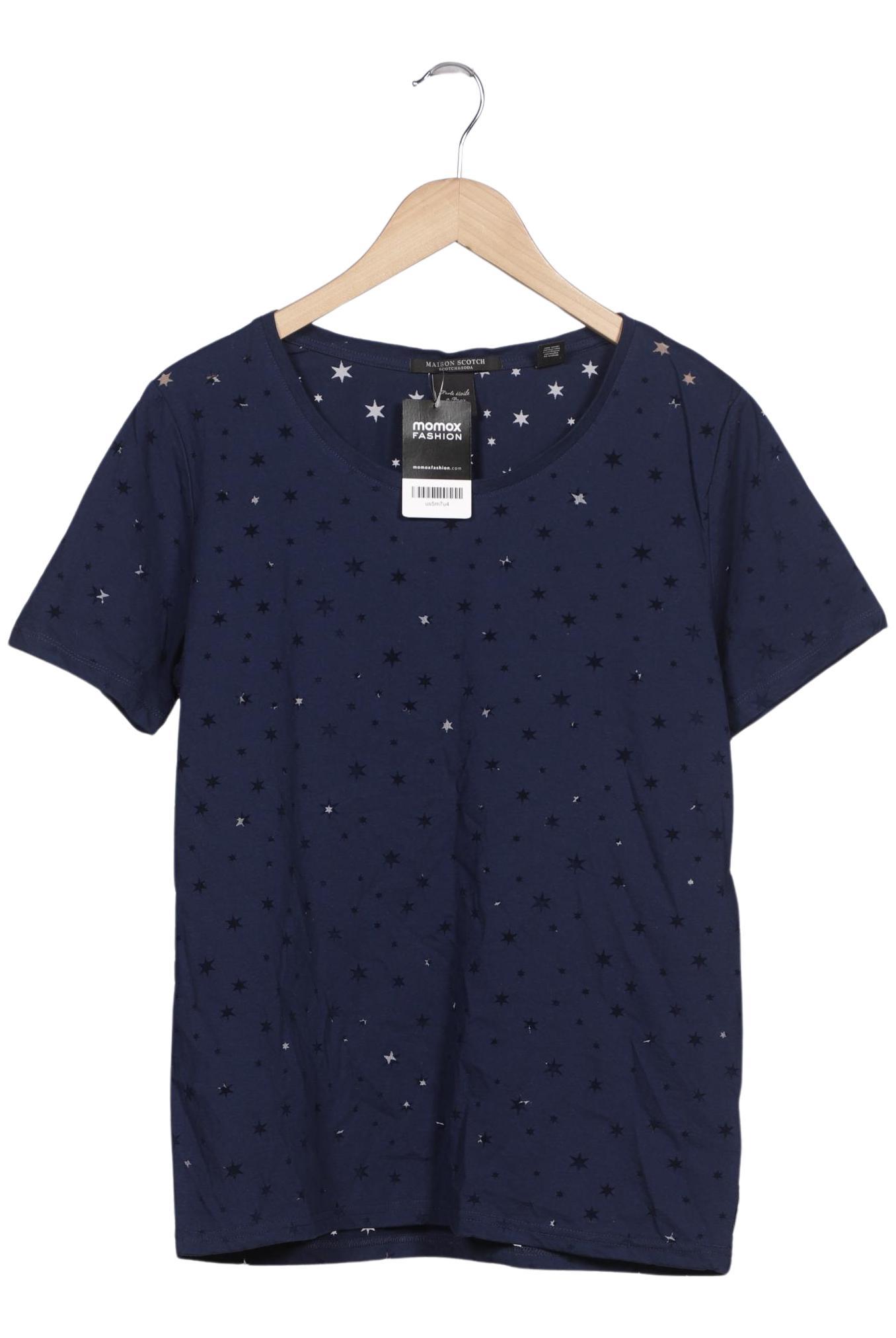 

Maison Scotch Damen T-Shirt, marineblau, Gr. 40