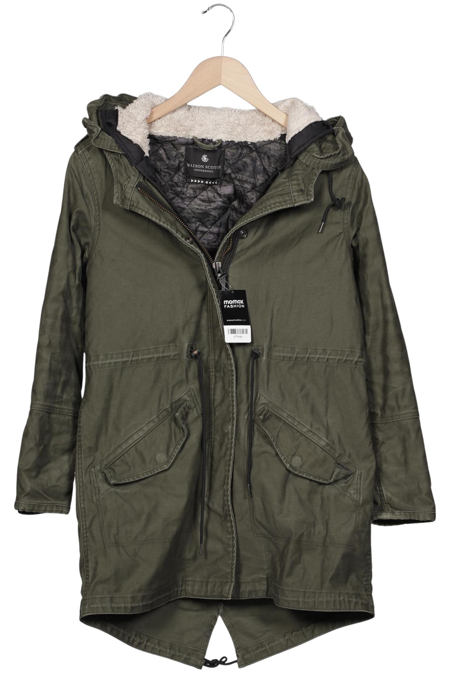

Maison Scotch Damen Mantel, grün, Gr. 38