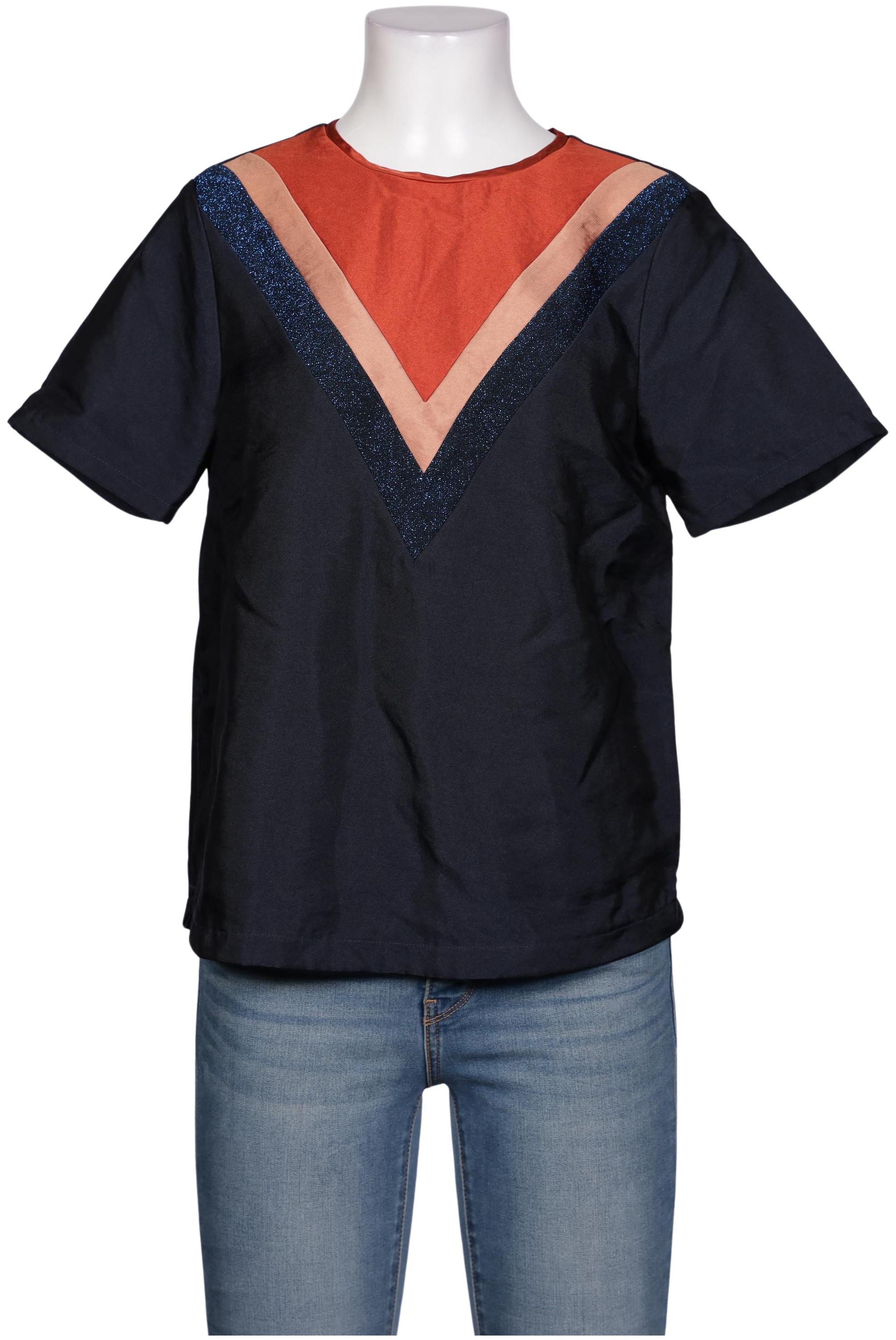 

Maison Scotch Damen Bluse, marineblau, Gr. 36