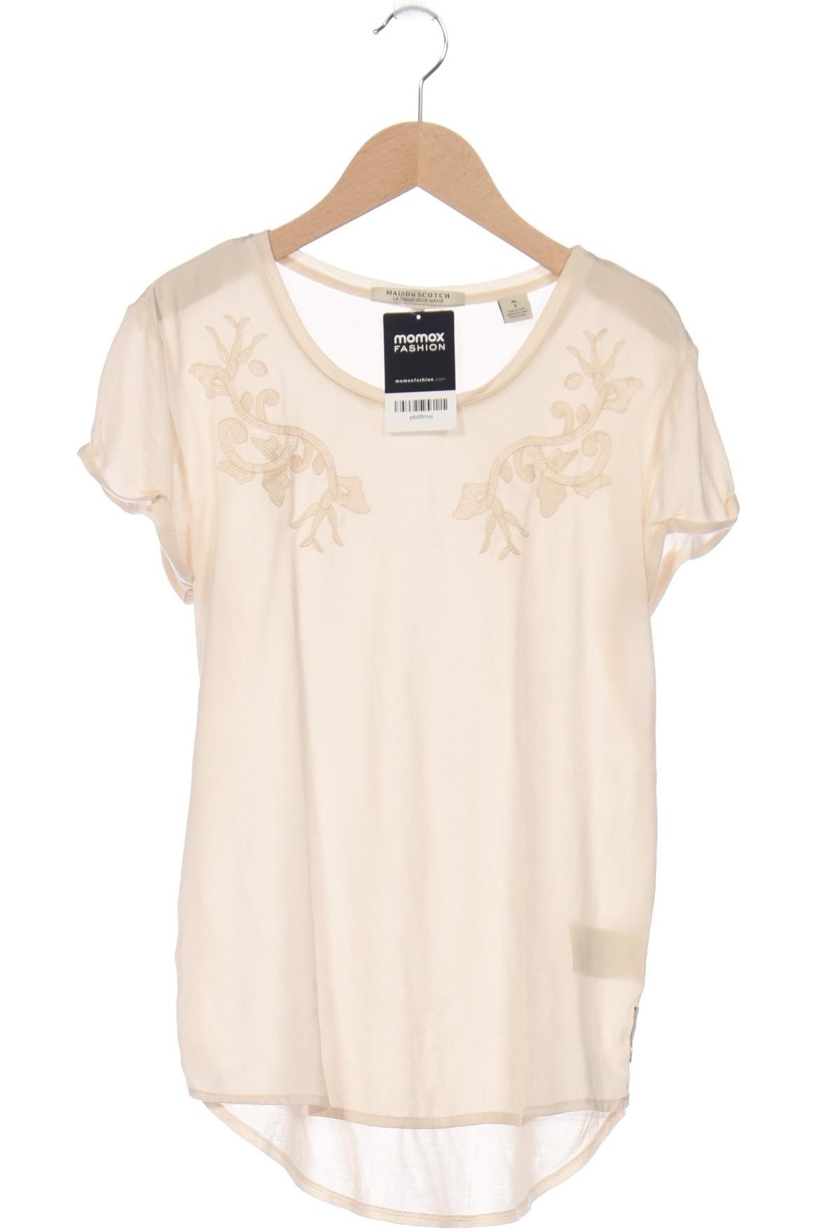 

Maison Scotch Damen T-Shirt, cremeweiß, Gr. 36
