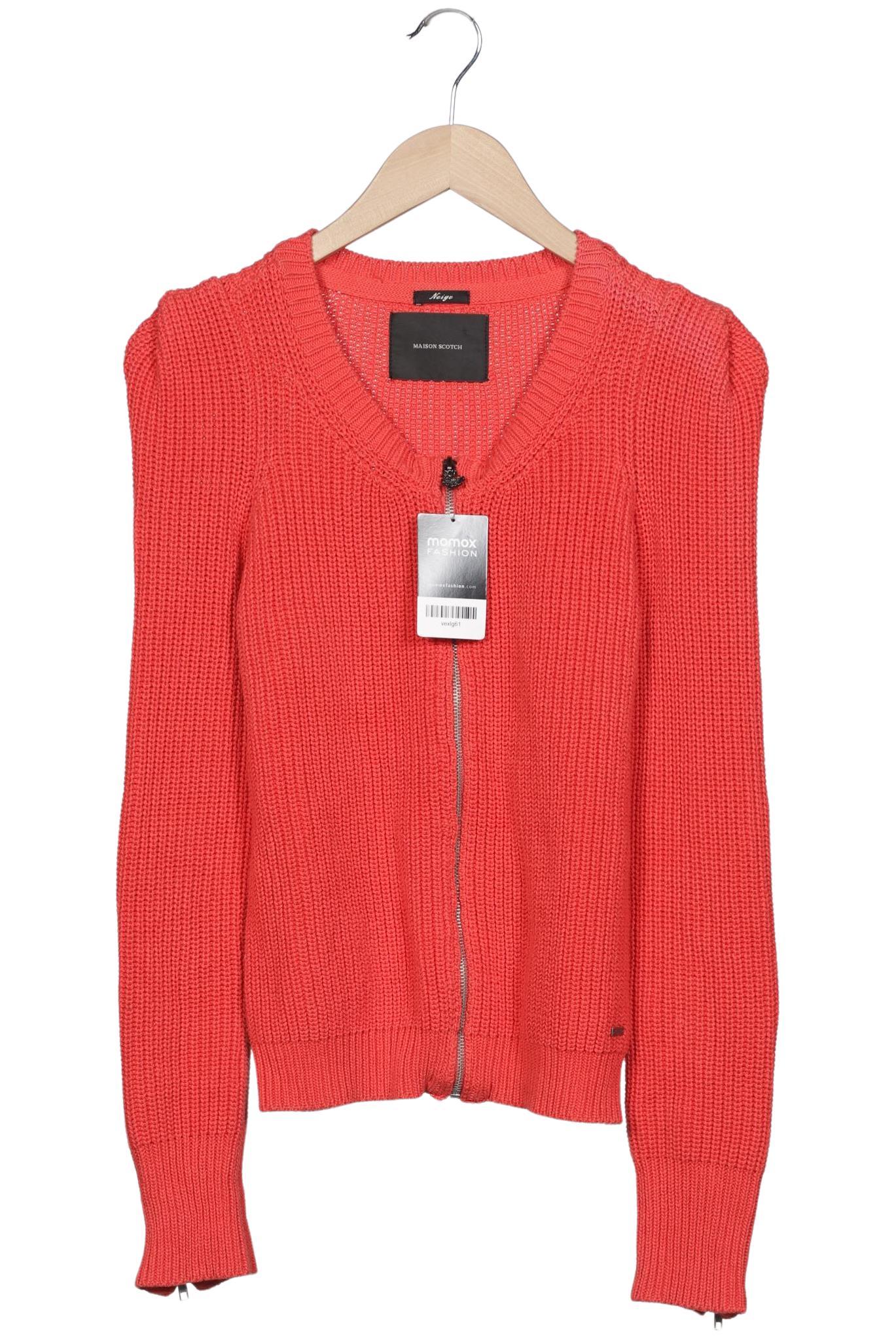 

Maison Scotch Damen Strickjacke, rot, Gr. 36